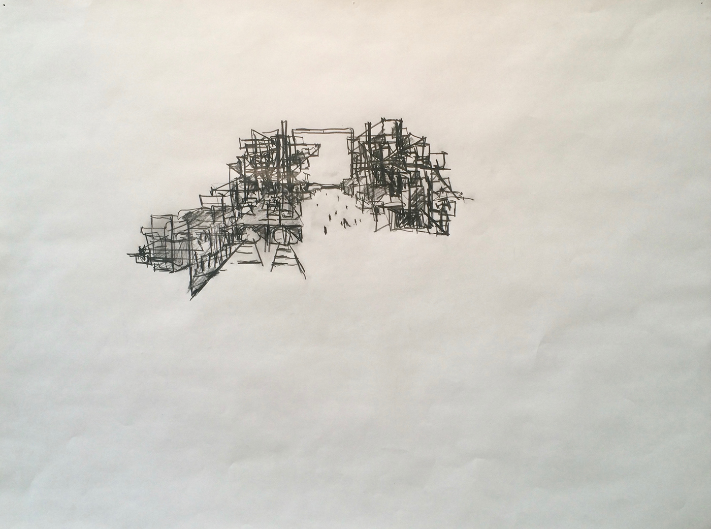 Drawing  Cities Invisible Cities graphite architecture