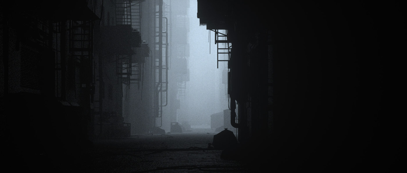 Film   short ILLUSTRATION  CGI 3D design noir dark city none