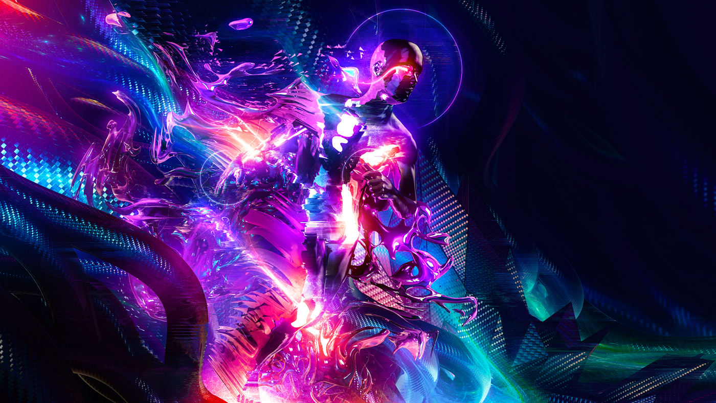 aurora thecosmosys theluminarium science fiction fantasy fractal painting   3D