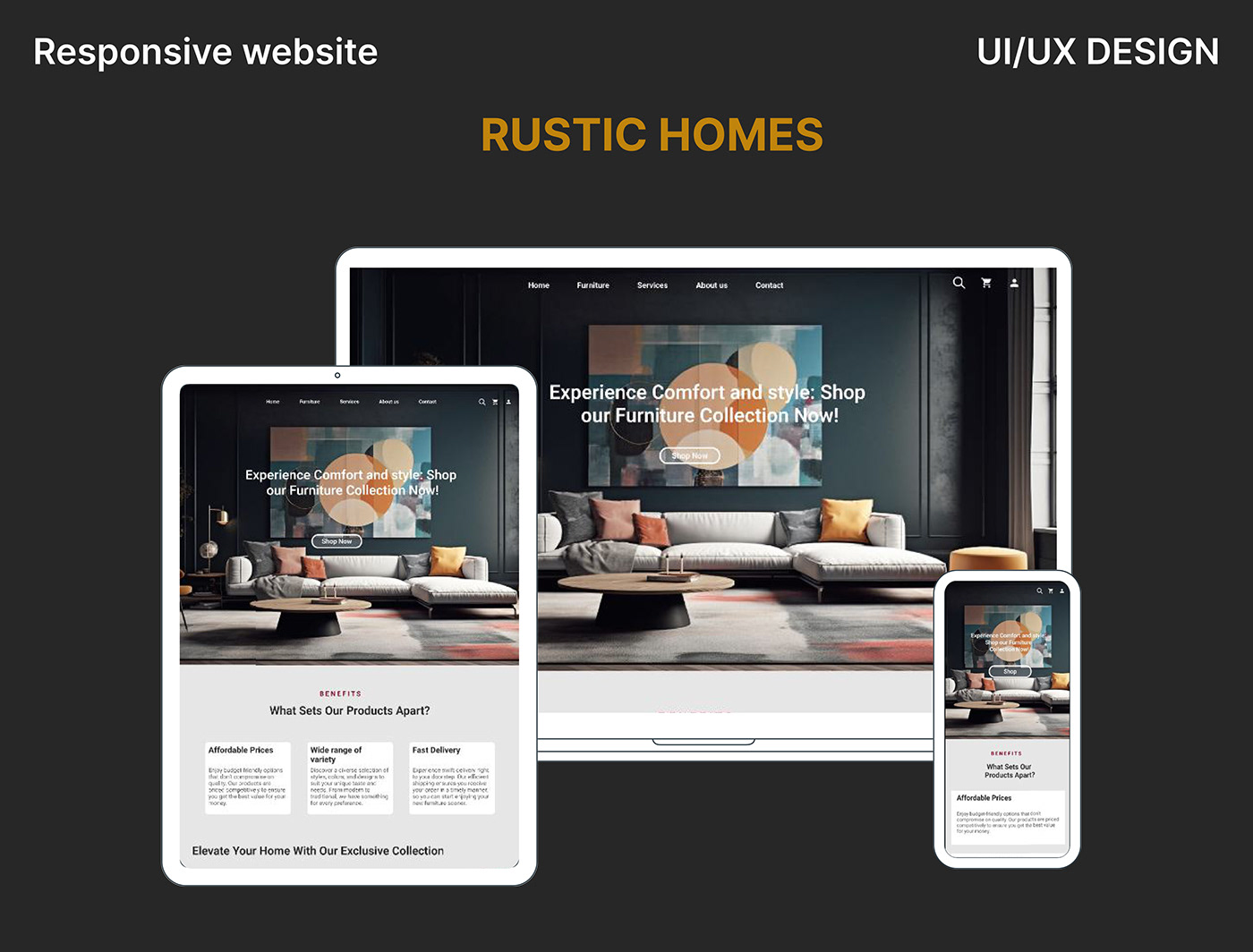 UI/UX ui design user interface responsive website Responsive Website user experience UX design Case Study Mobile app