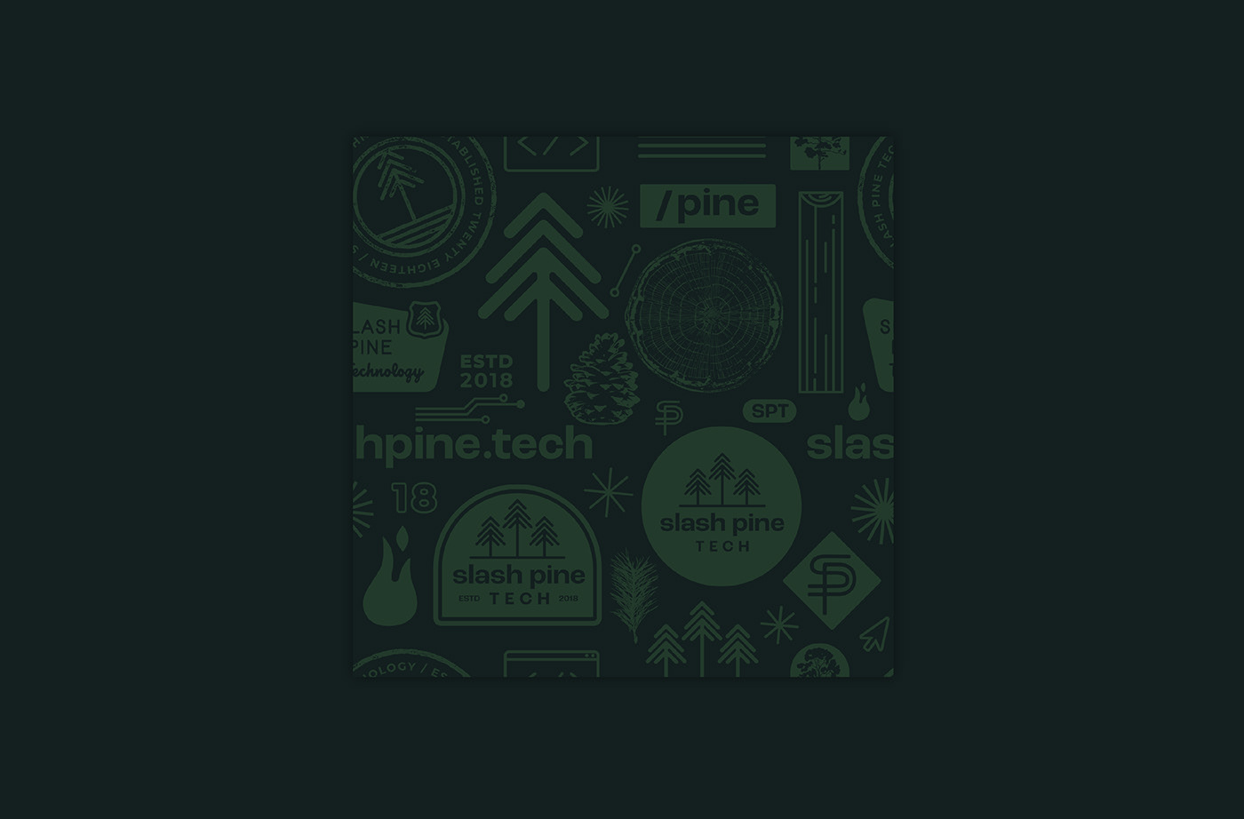 Apparel Design brand identity ILLUSTRATION  illustration for web Logo Design Merch pine tree logo tech company logo unique tech logo Web Design 