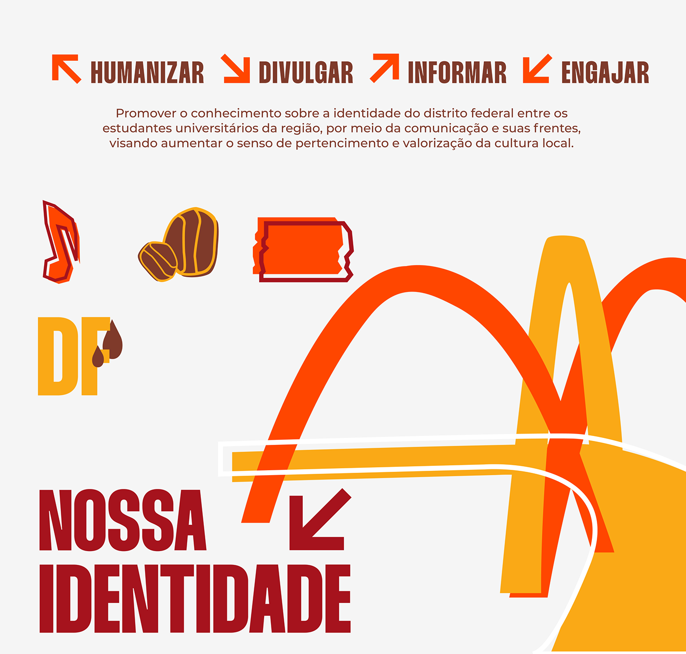 design Event music Social media post video brasilia identidade visual