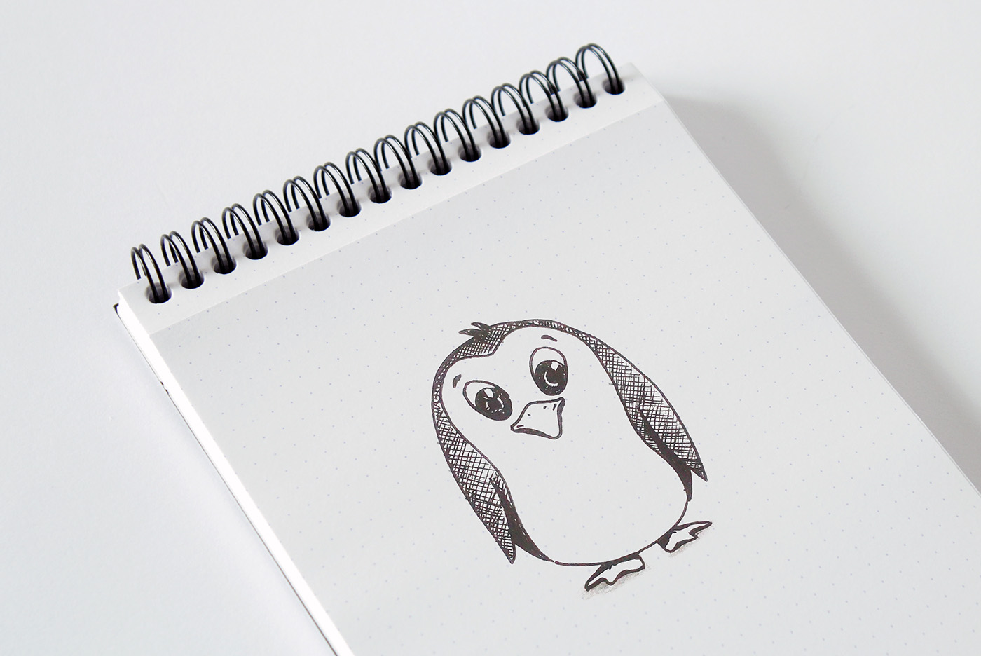 penguin Character design art scribble drawings creative illustrate digital