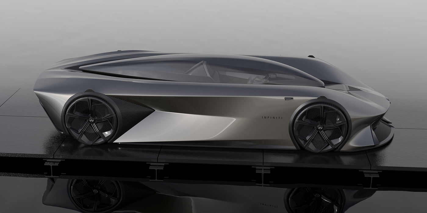 automotive   cardesign concept danielplatek design future infiniti London Nissan supercar