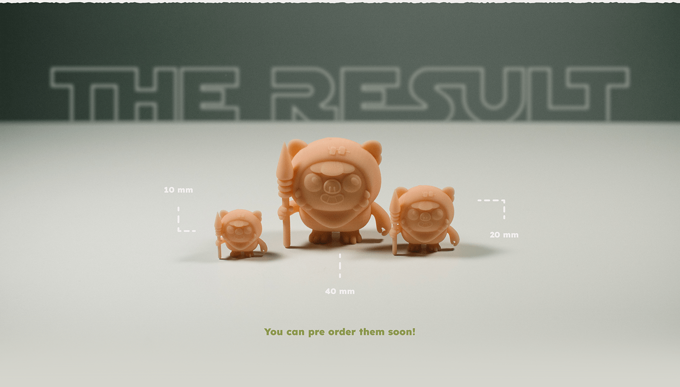 3dprint actionfigure anycubic characters design Ewok Starwars toys