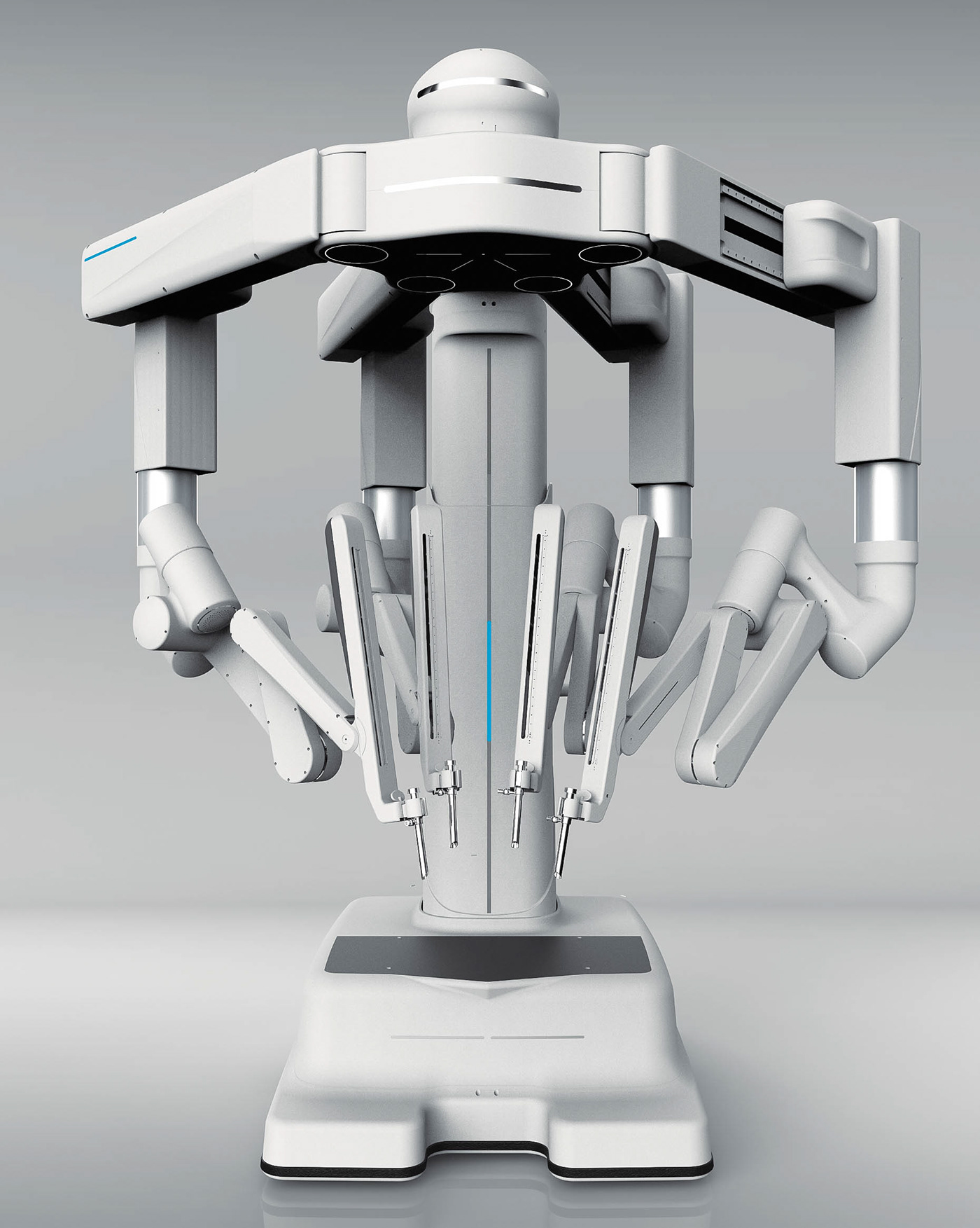 robot robotics Medical Product endoscopic surgery industrial design  Medical robot Medical Robotics Surgical Robot