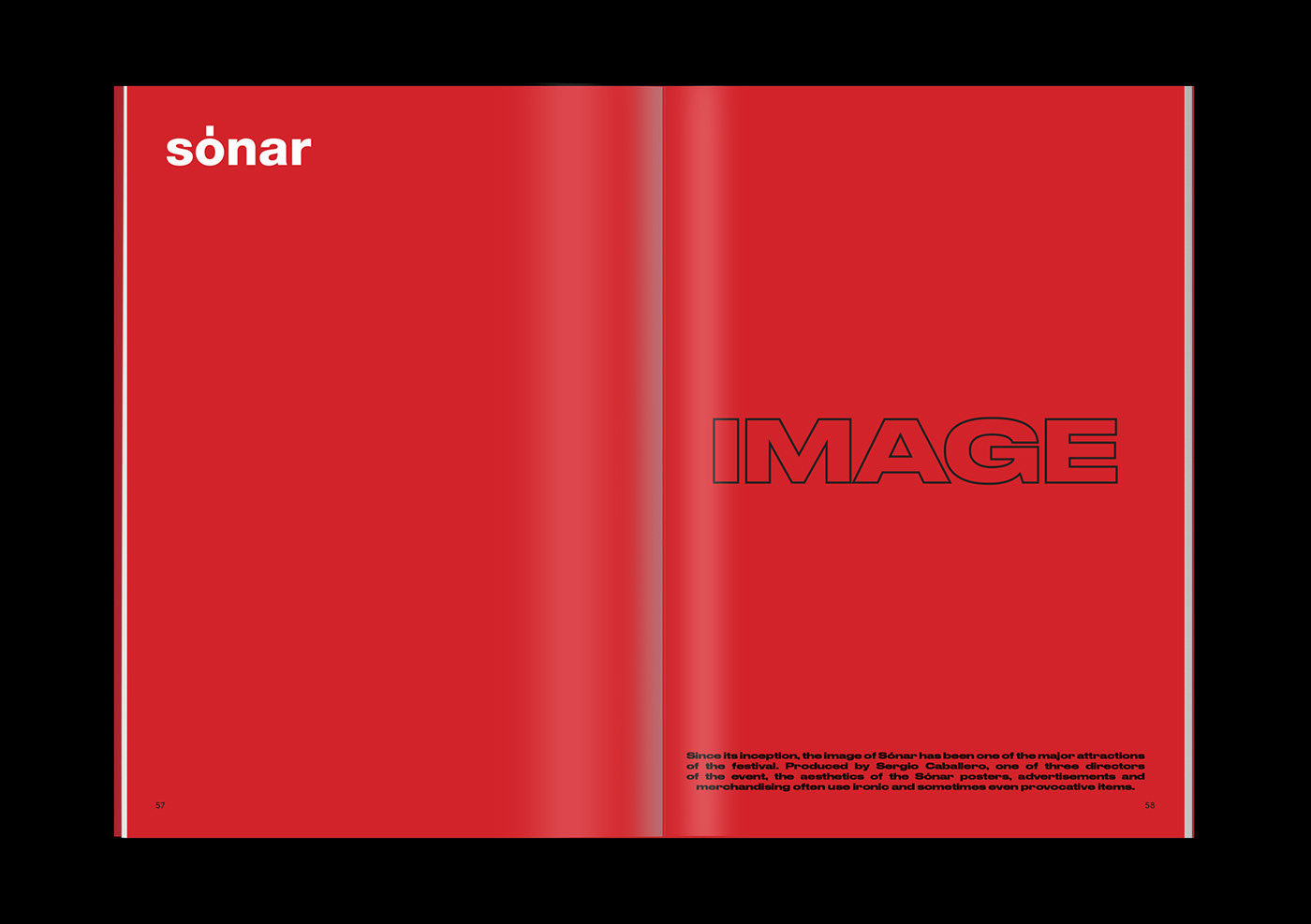 editorial graphicdesign sonar music festival 25years barcelona book adobeawards