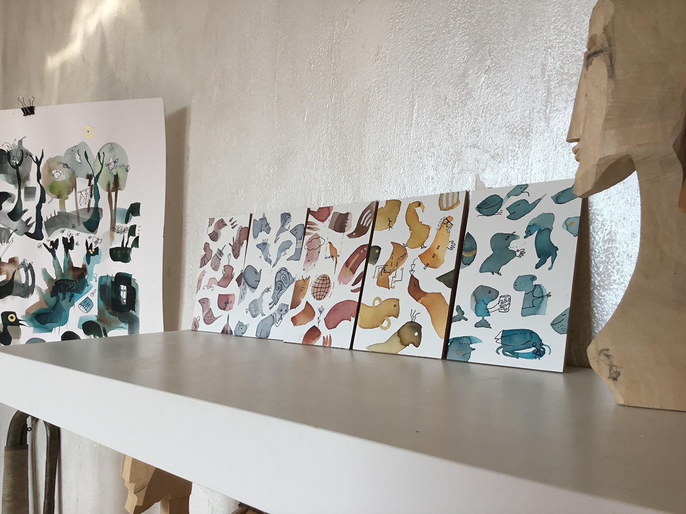 Art/ Figures Bartonova Digital Art drawings Exhibition for families glasswork Pro rodiny puppets skanzen summer program