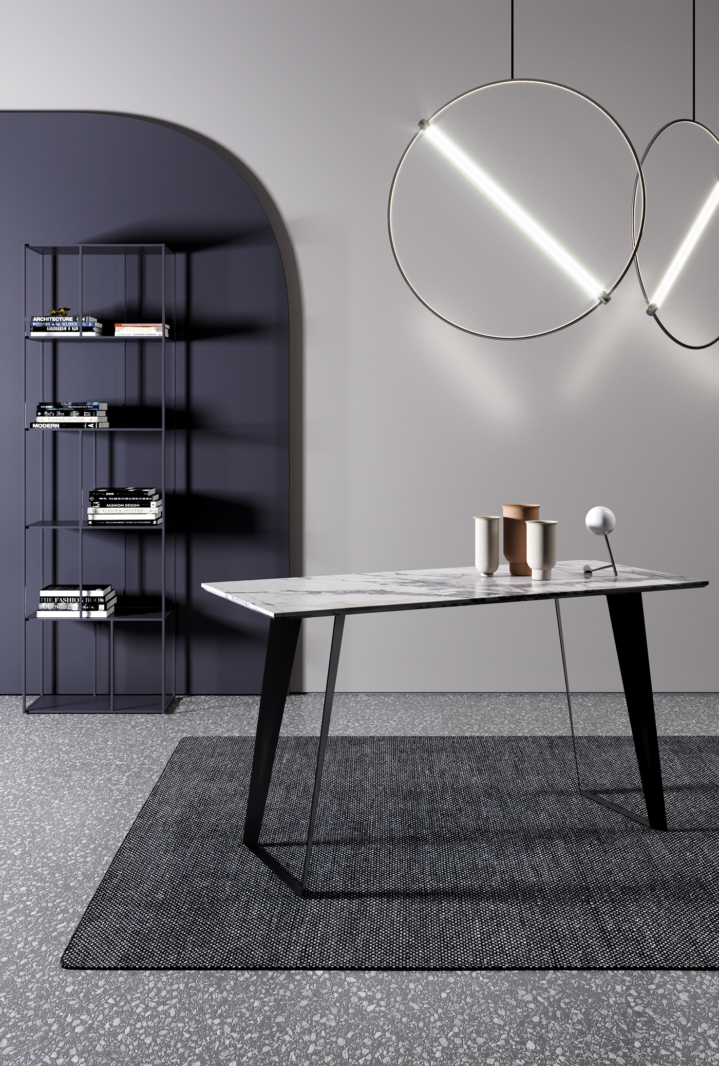 furniture design room desk chair light simple Accessory contemporary