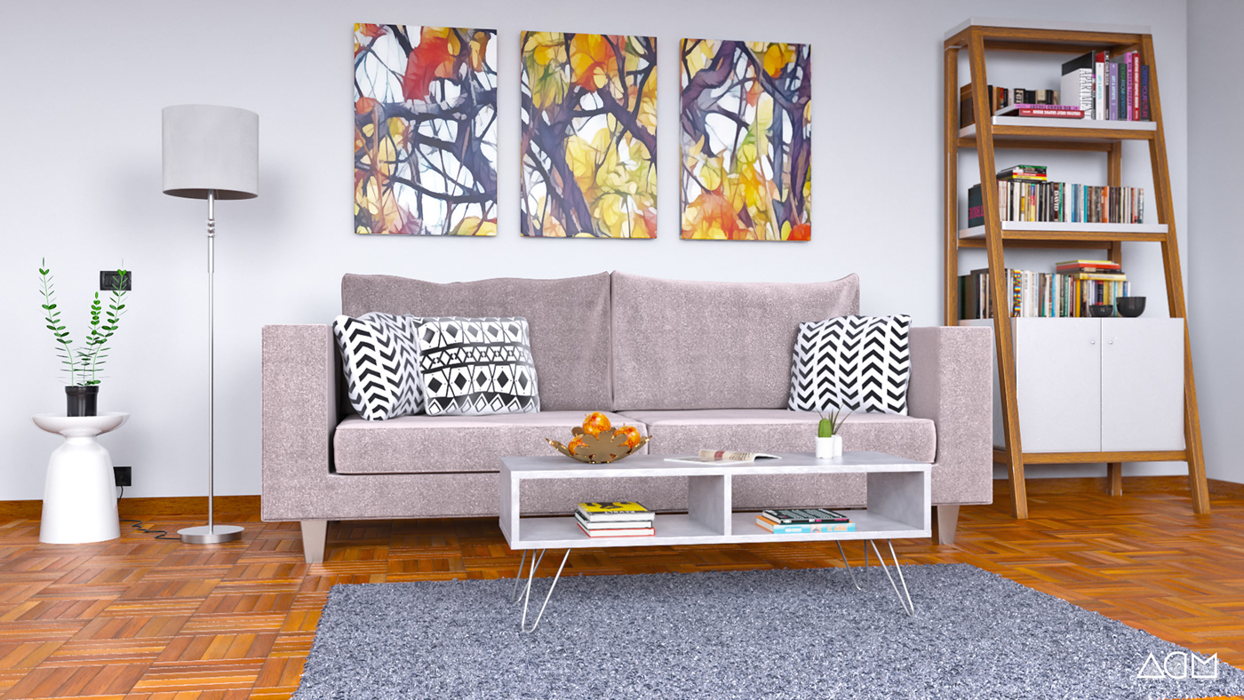artoftheday bookcase c4d carpet design Interior Photography  photoshop sofa vray