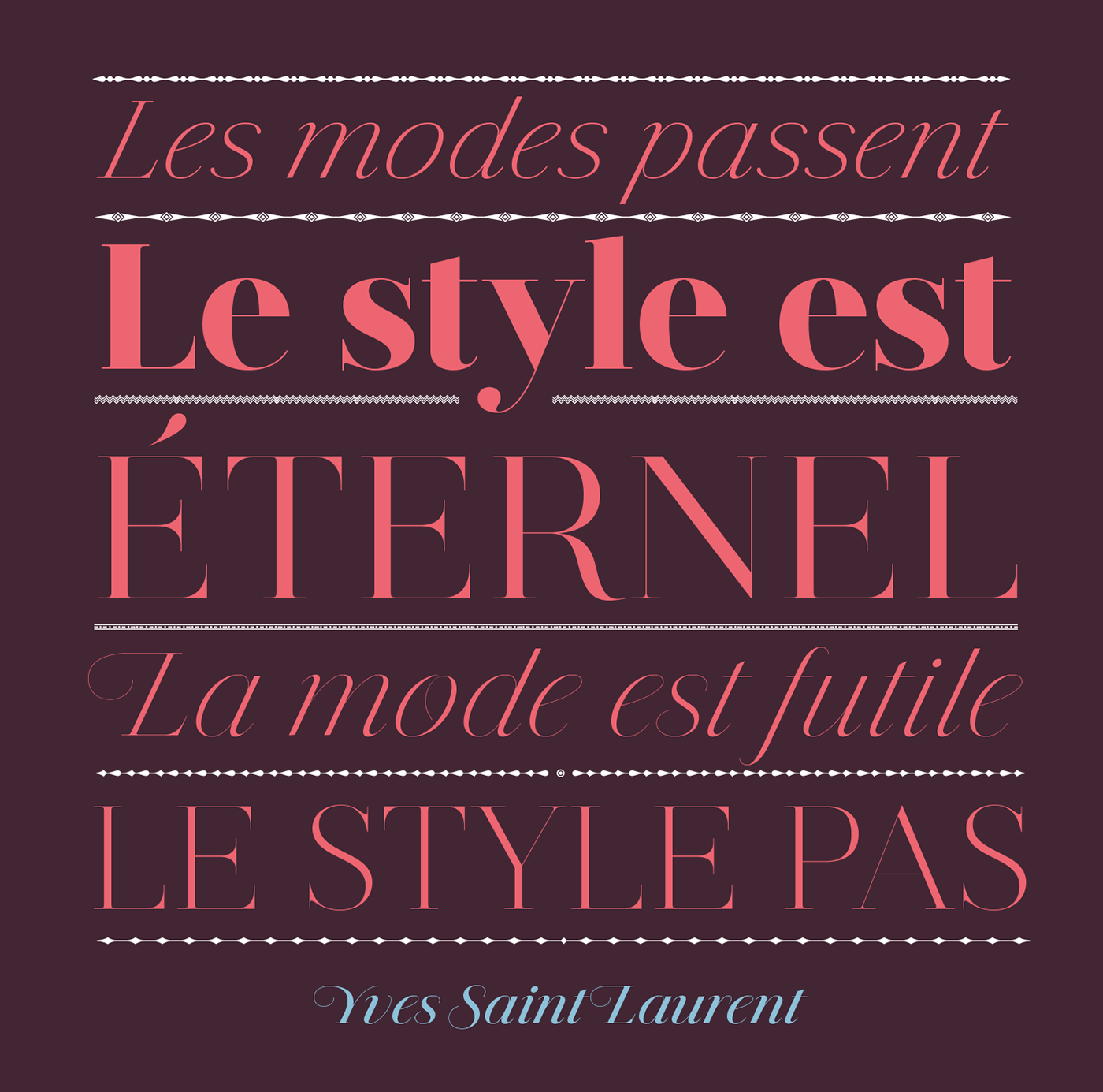 DSType poster Typeface font serif