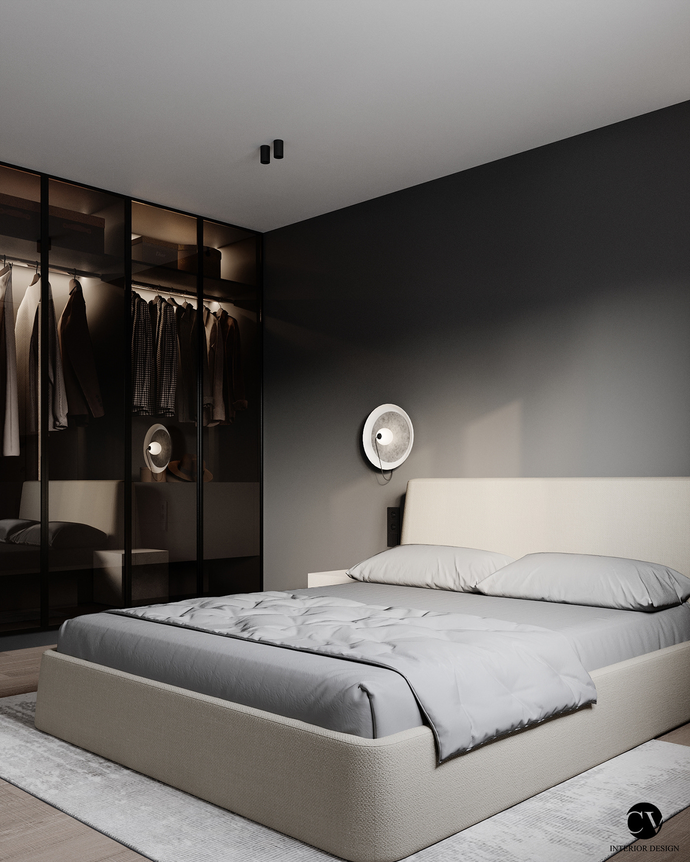 apartment cozy modern interiordesign home Residence Interior Render visualization