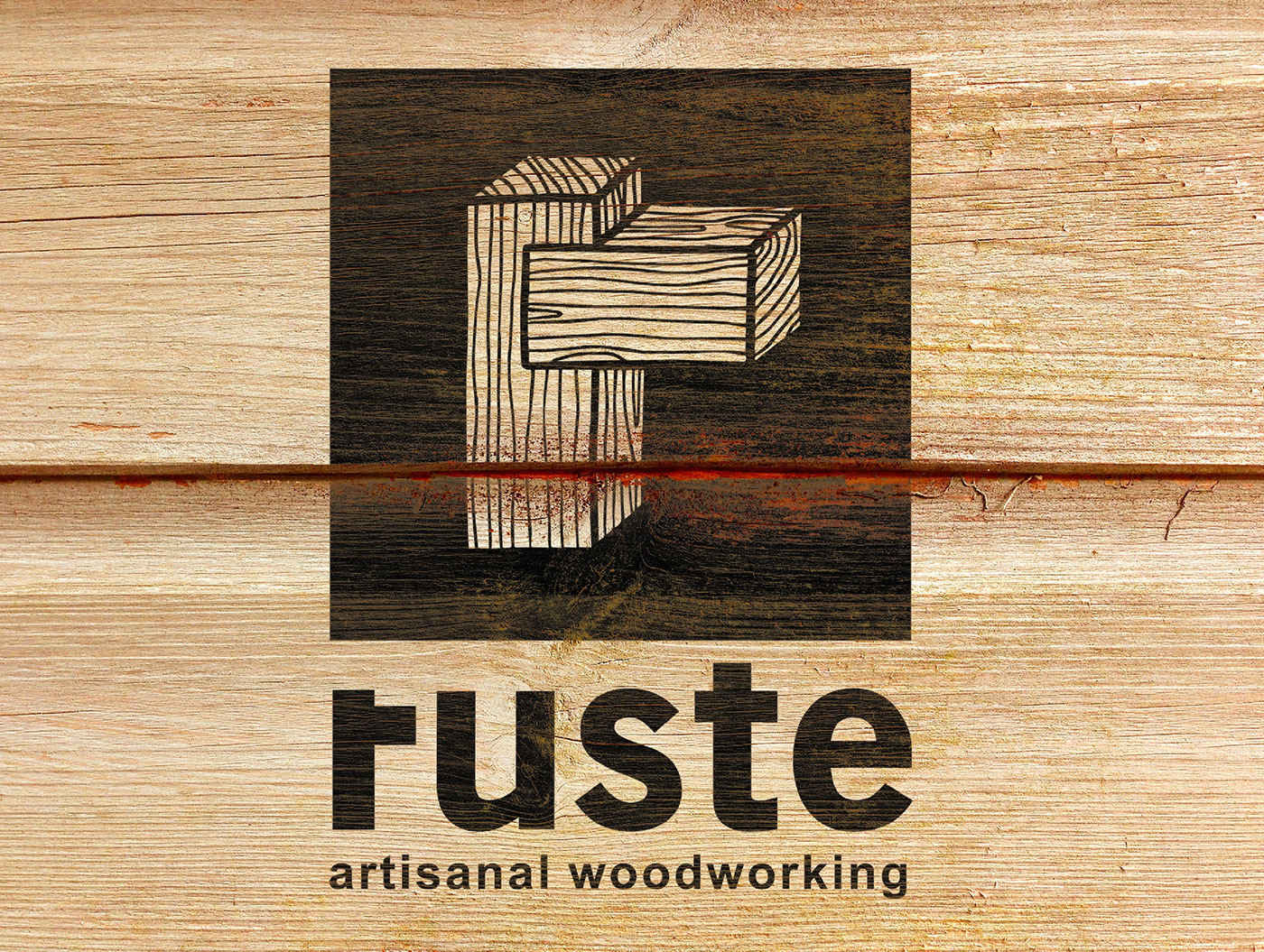 artisan Carpentry brand identity carpenter branding  logo design woodworking woodwork wood