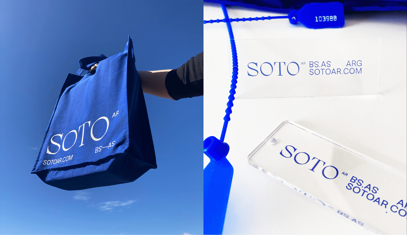 TOTE BAG AND TAGS, SOTO