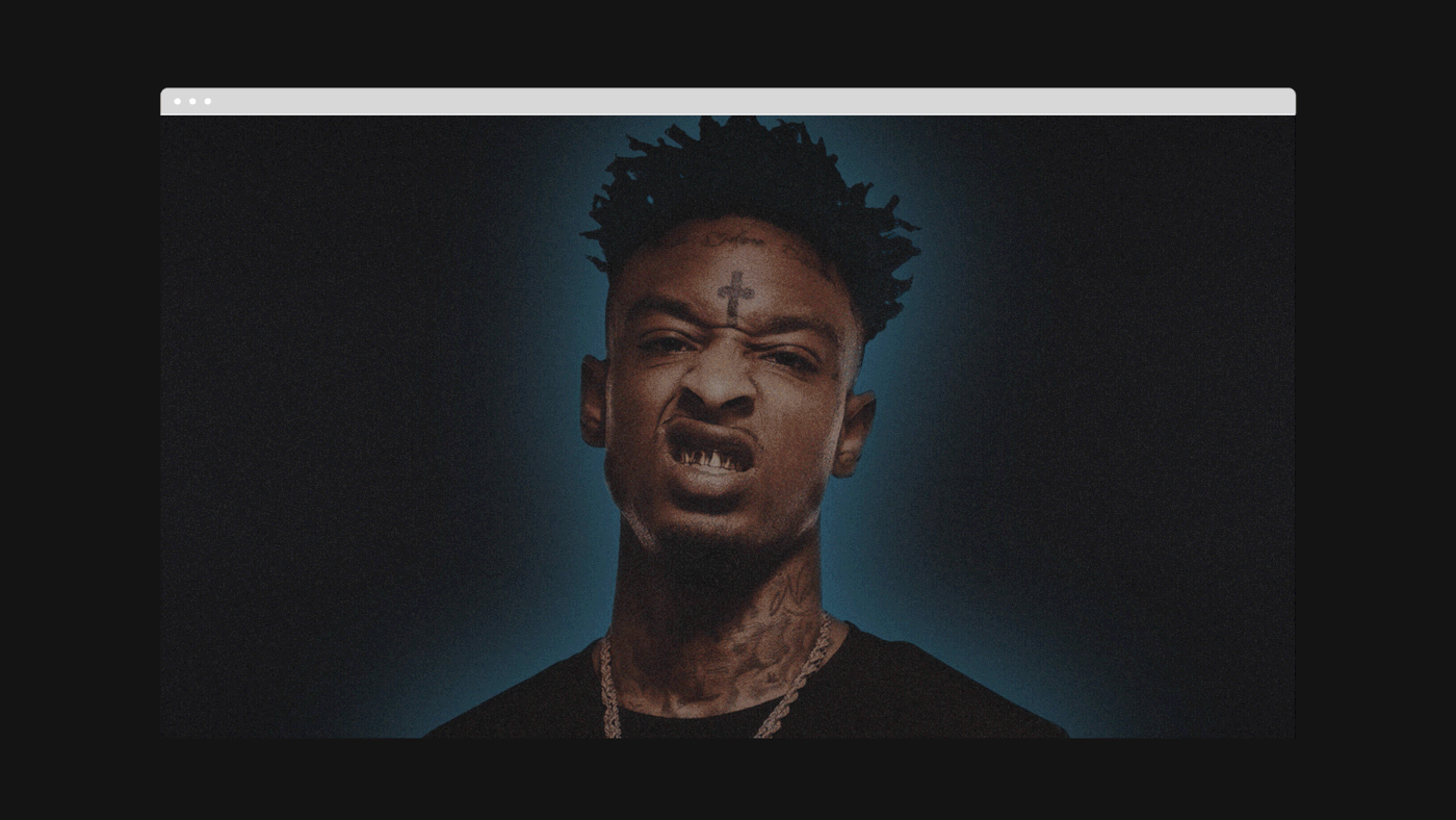 21 savage hip hop rapper spotify machine learning mobile UI music camera ISSA
