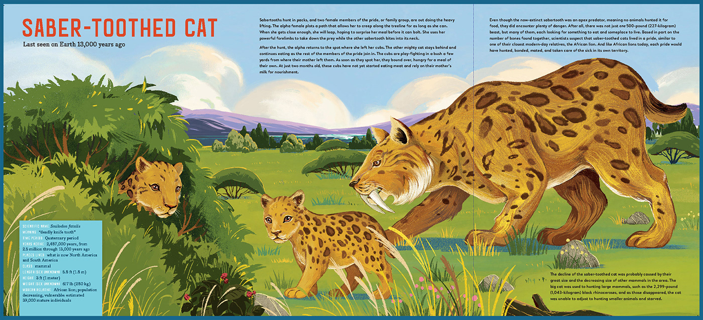 infographic book megafauna animals Ancient Nature meet the megafauna! Palaeogen