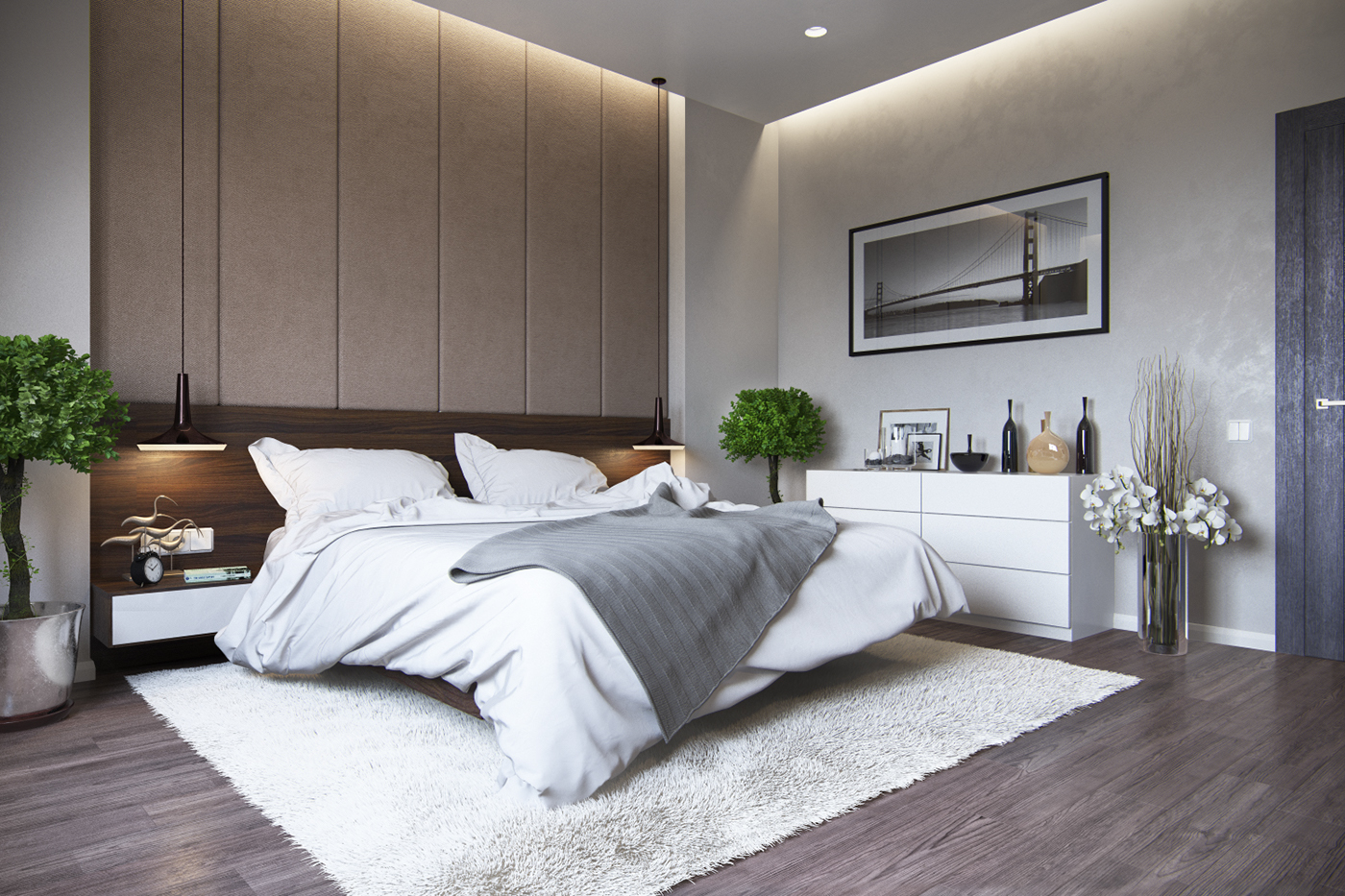 bedroom minimalistc modern dressing table