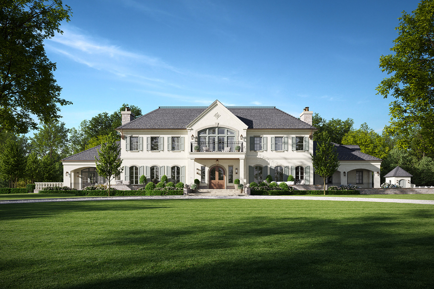house CGI architecture Render visualization archviz corona exterior modern 3D