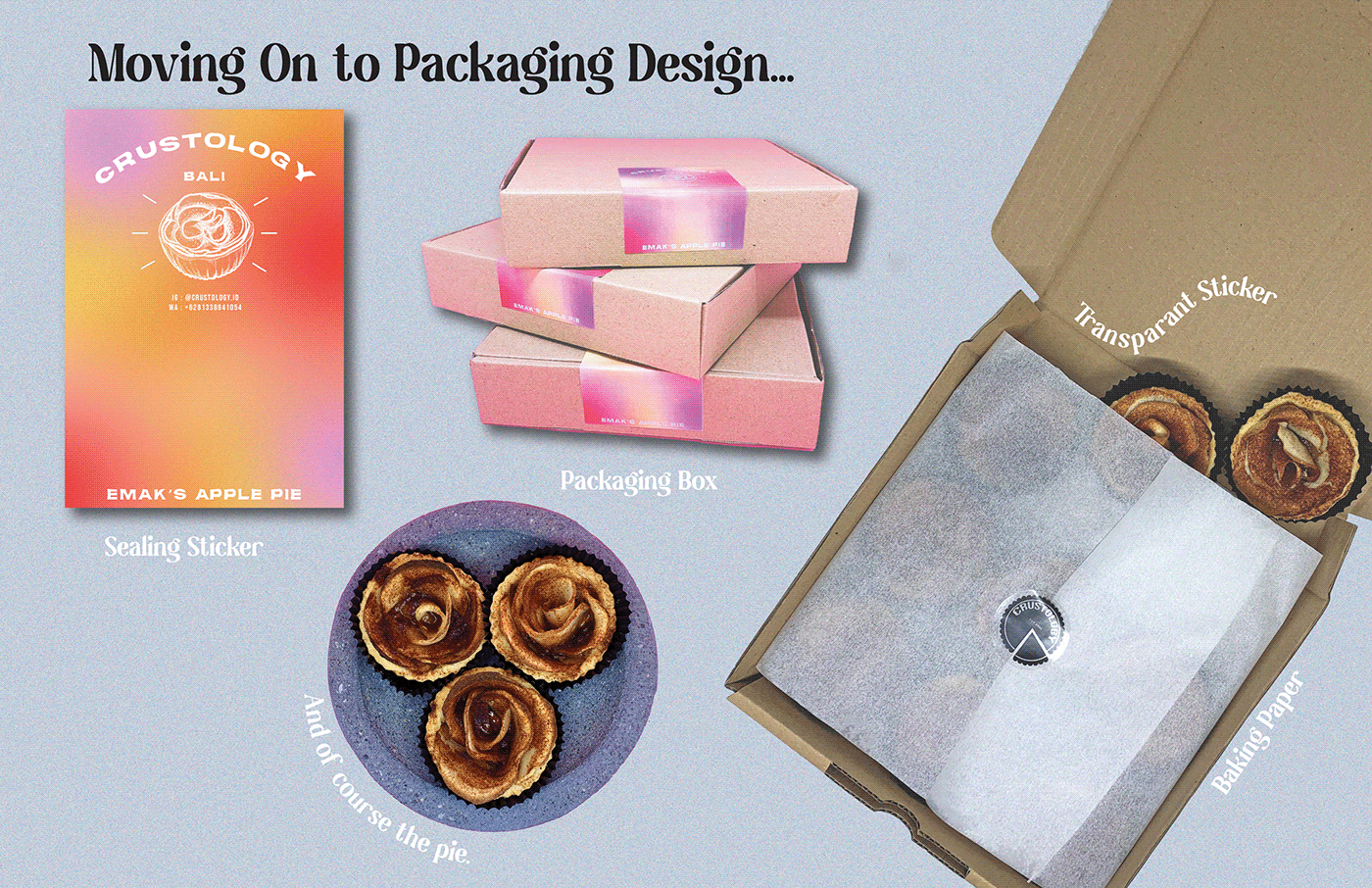 adobe illustrator baking design Food  Illustrator Packaging photoshop pie Procreate