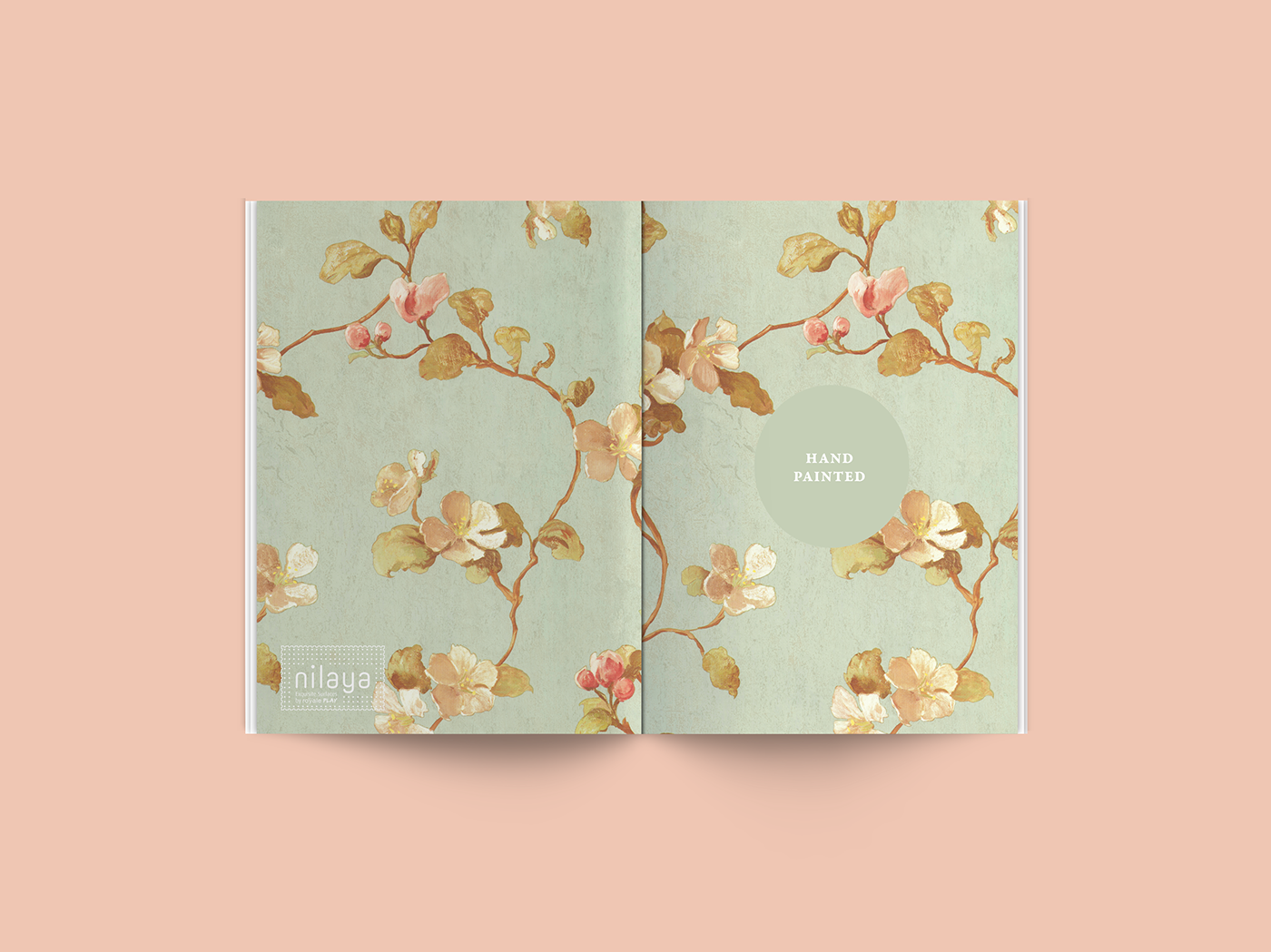 graphicdesign editorialdesign asianpaints book magazine Lookbook wallpaper nilaya Layout ArtDirection