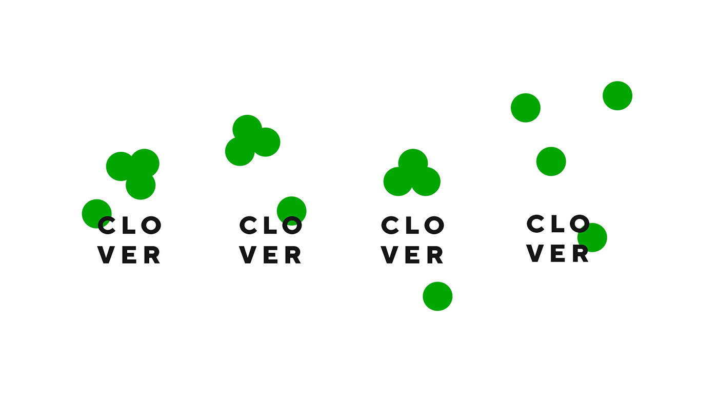 clover logo Style game bar party clever