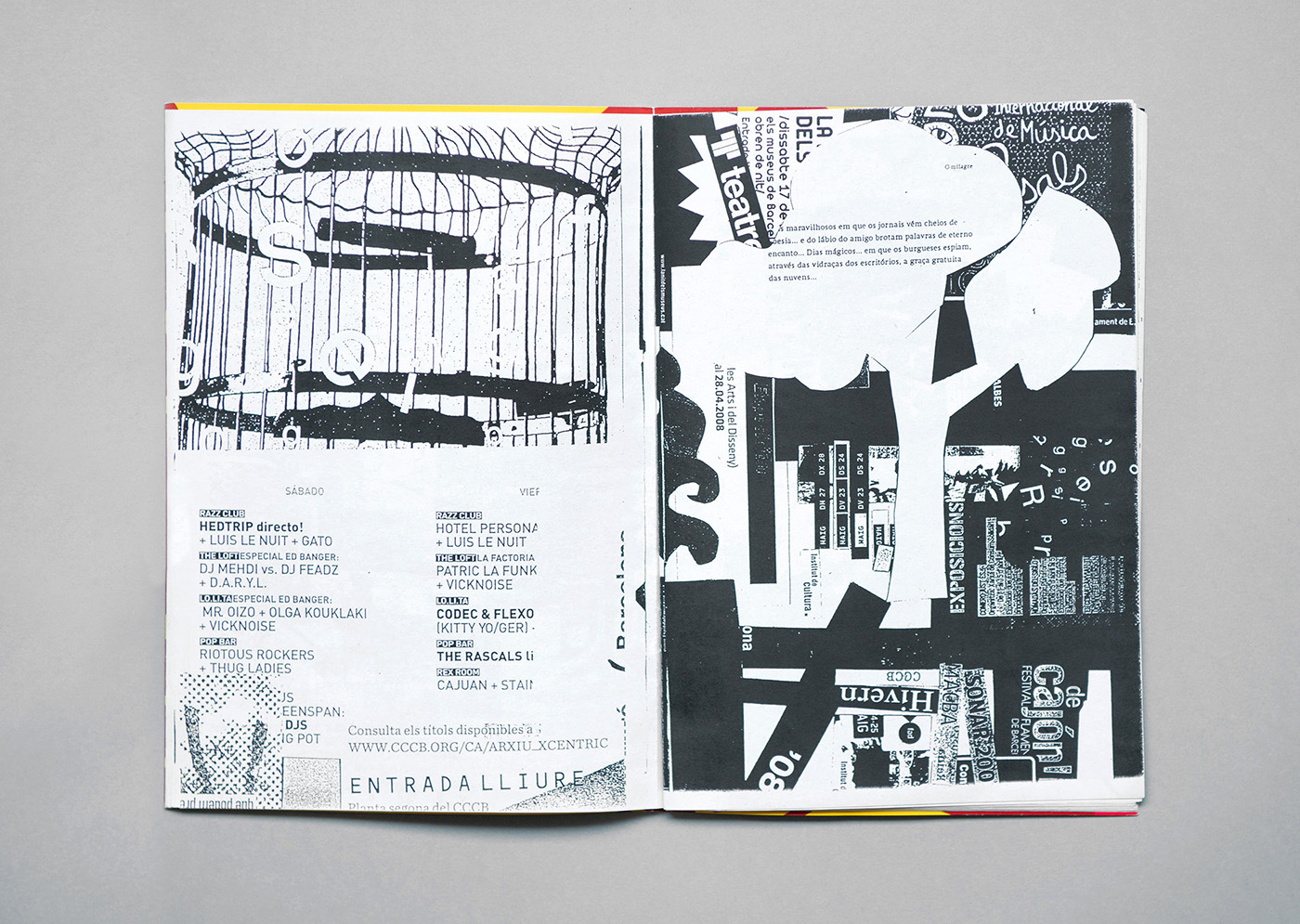 fanzine Xerox collage libros como churros barcelona elisava Zine 