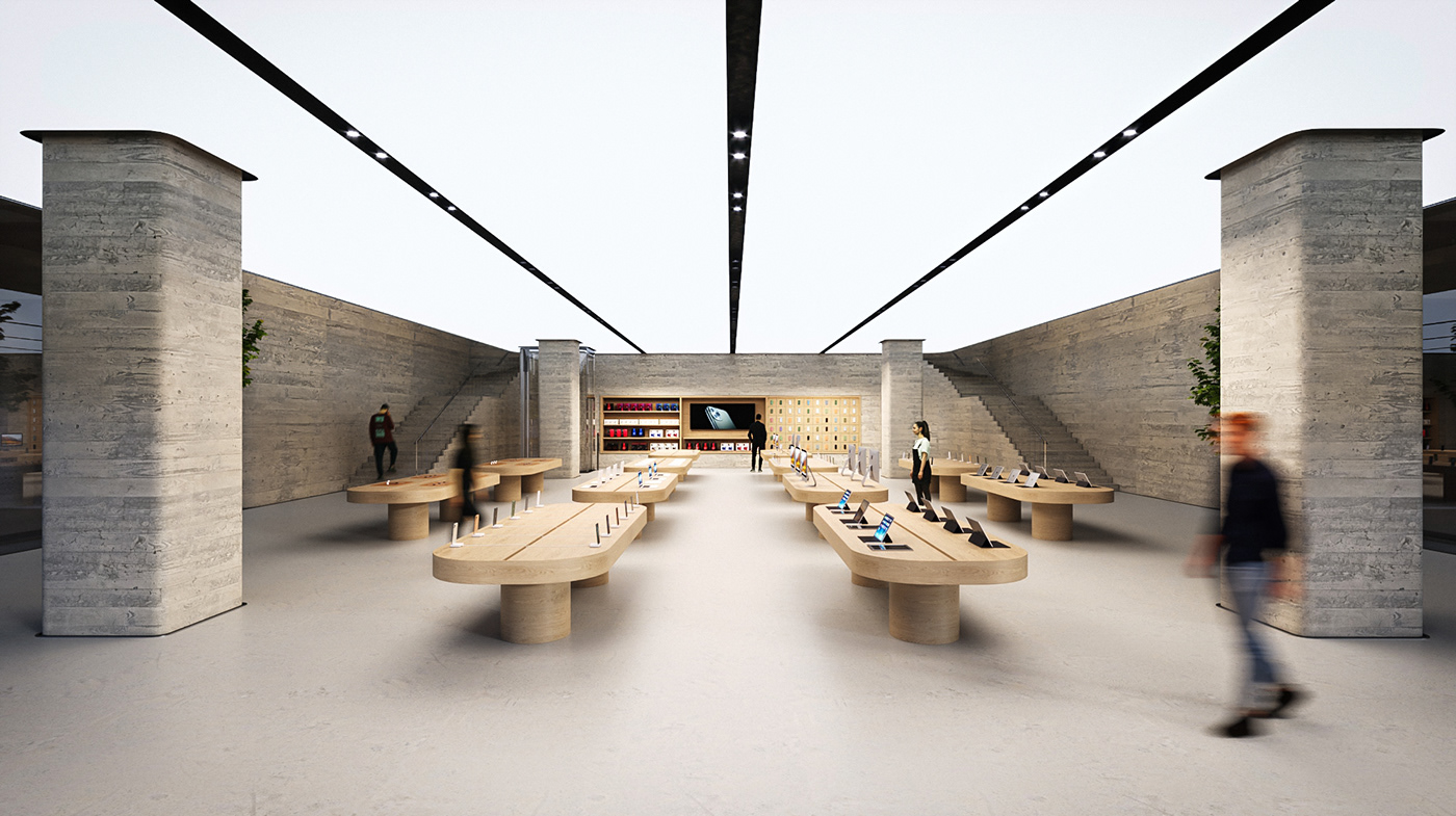 apple apple store Because Architects best architecture Illya Rastvorov Kalambet kiev Kyiv obriy architects Rastvorov