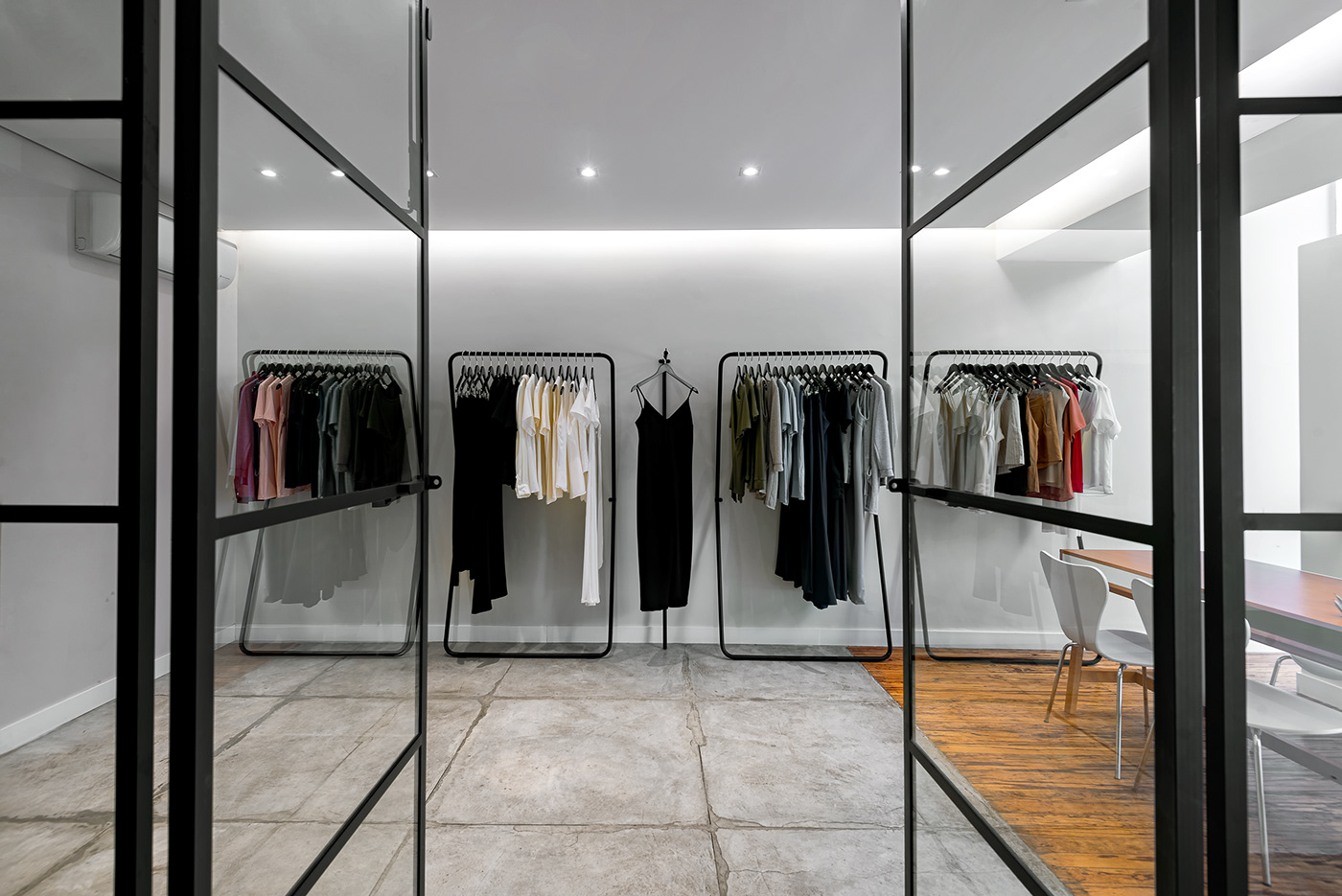 goiânia loja minima minimalismo moda Retail Retail design varejo architecture ARQUITETURA
