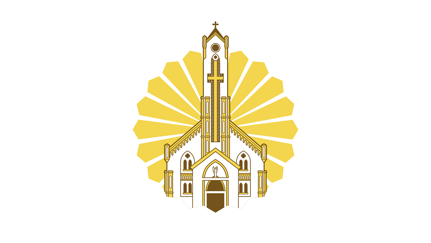logo identidade visual brand identity Logo Design visual identity igreja católica church Catholic paróquia parish