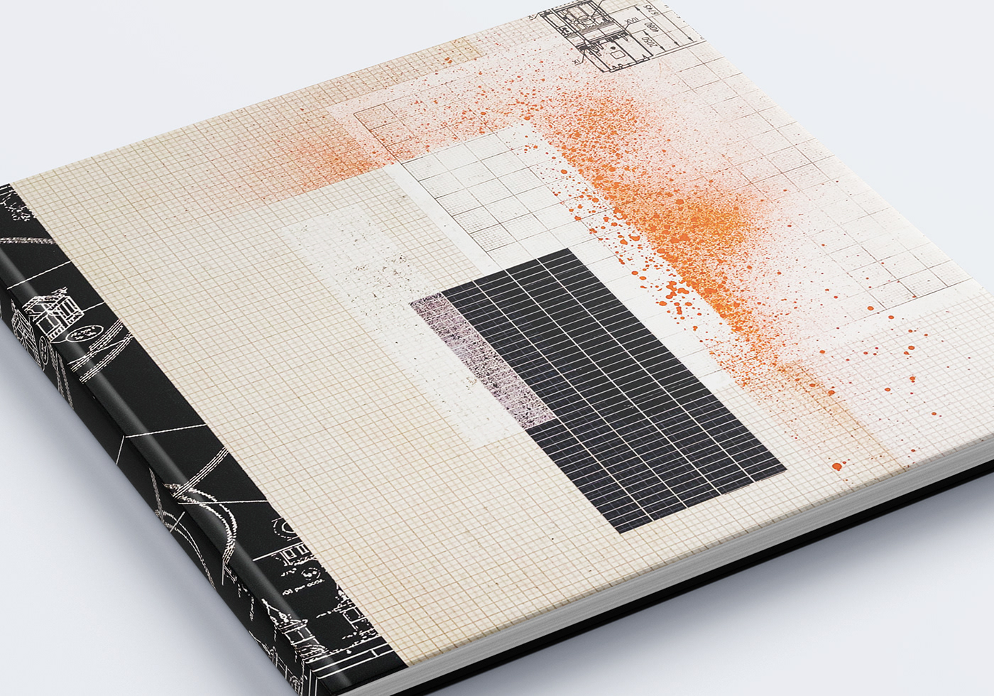 libro experimental sensorial industrial mecanico Distressed maquina diseño grafico editorial