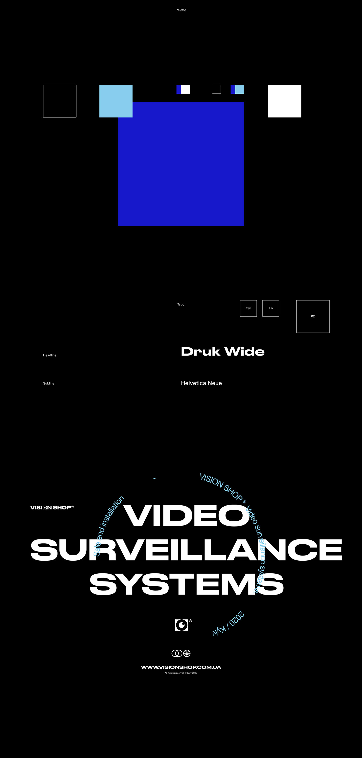brand Brutalism camera CCTV eye logo swiss trend2020 typography   video