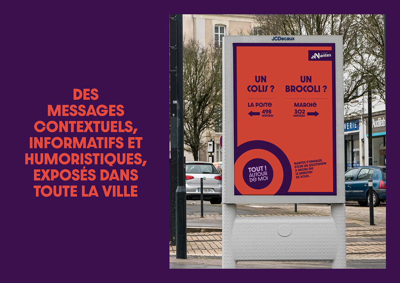 affiche campagne publicitaire communication publique design graphique direction artistique publicité ville