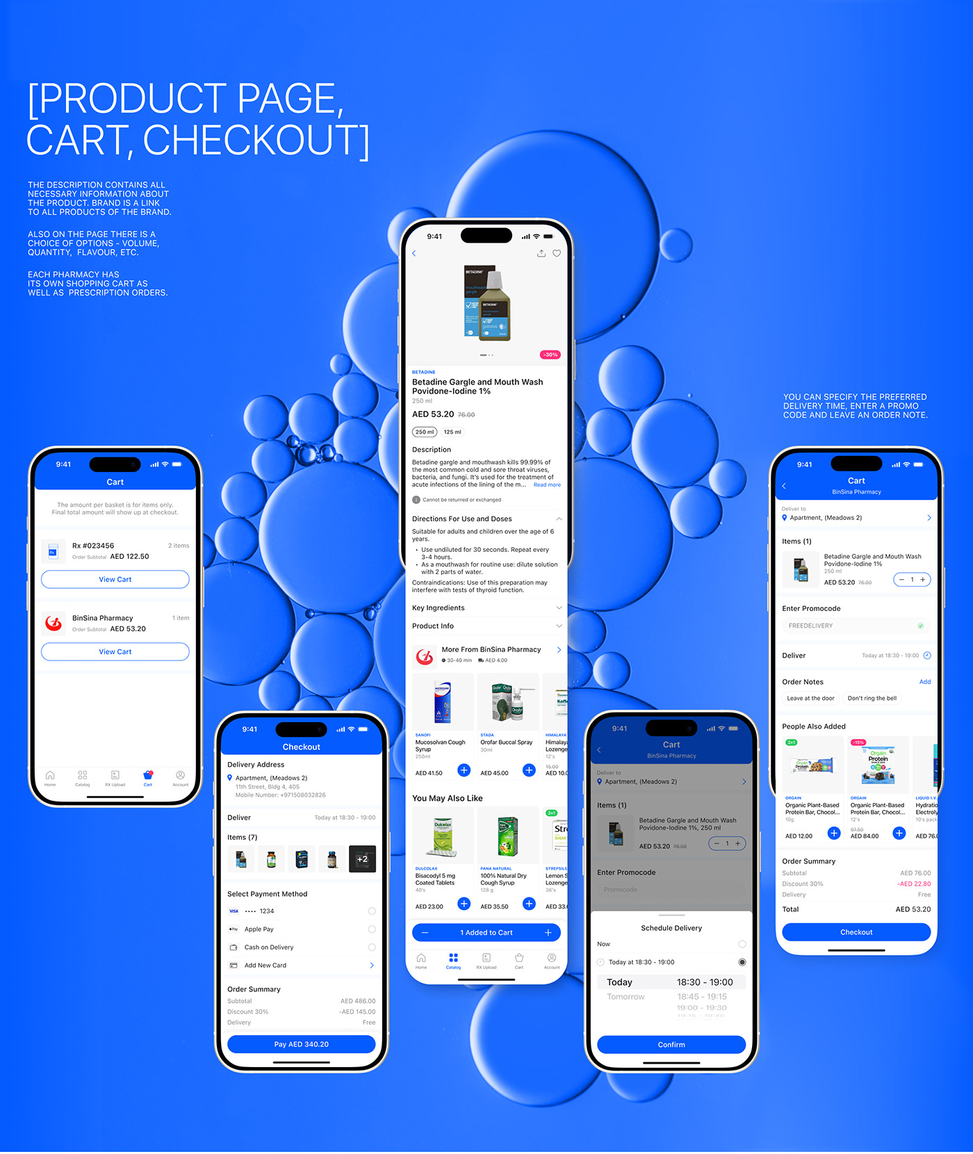 Mobile app user experience user interface pharmacy Health brand identity Web Design  ux/ui animation  app design