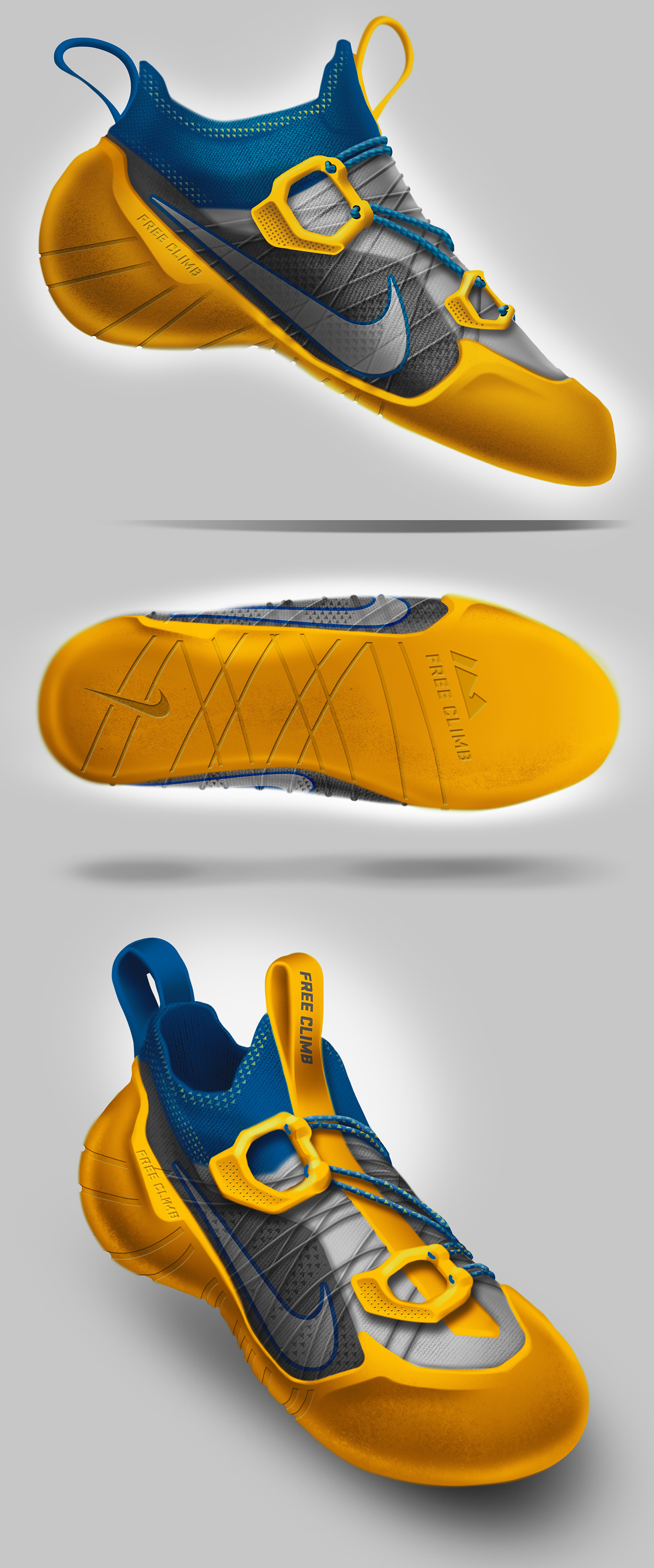 climb shoe footwear concept