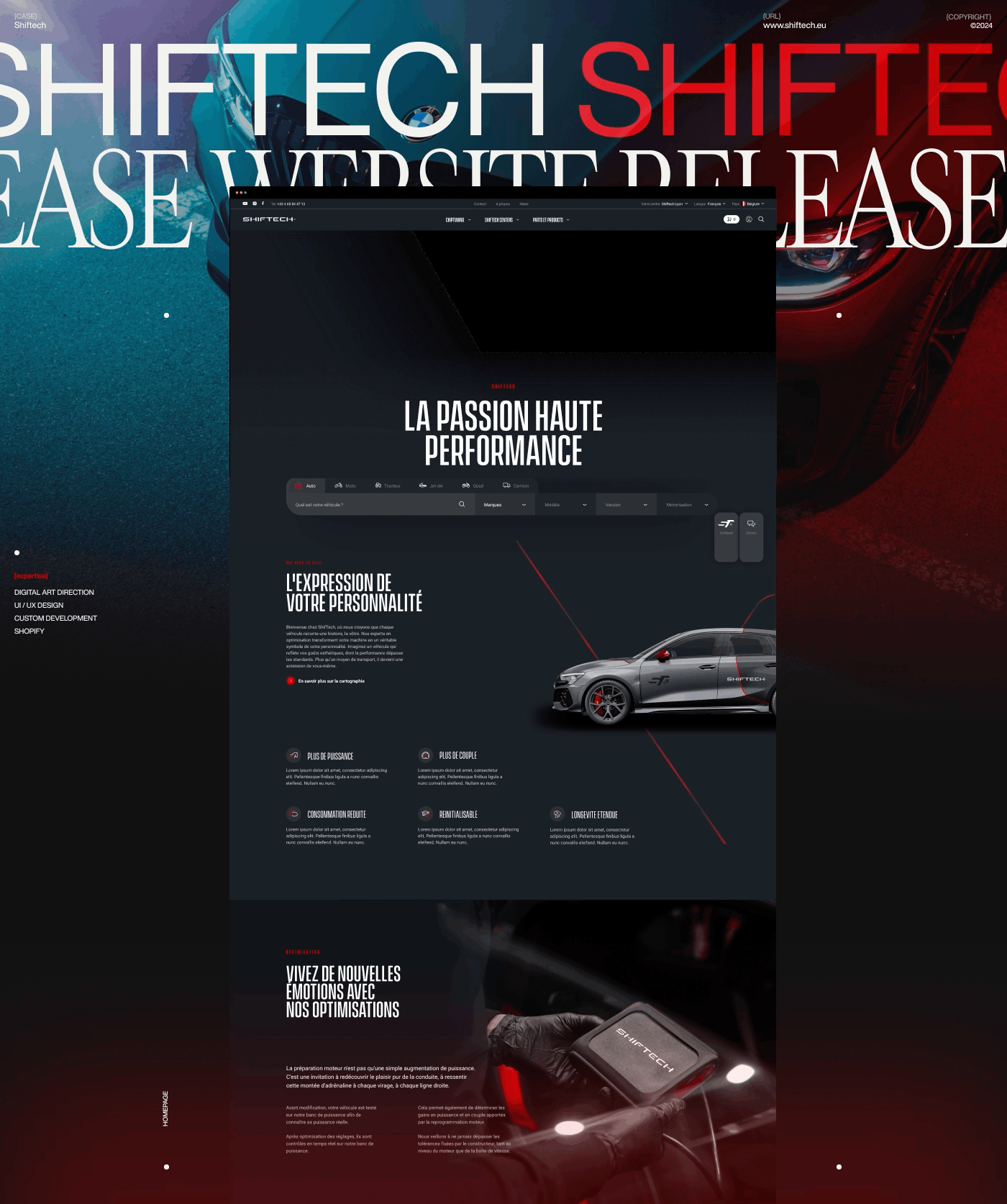 automobile automotive   brand identity Website Ecommerce UI/UX Web Design  eshop Shopify