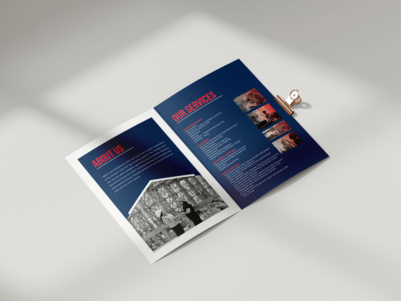 4@one A4 brochure brochure design business brochure business profile Company Brochure company profile Corporate Profile graphic design  print design 