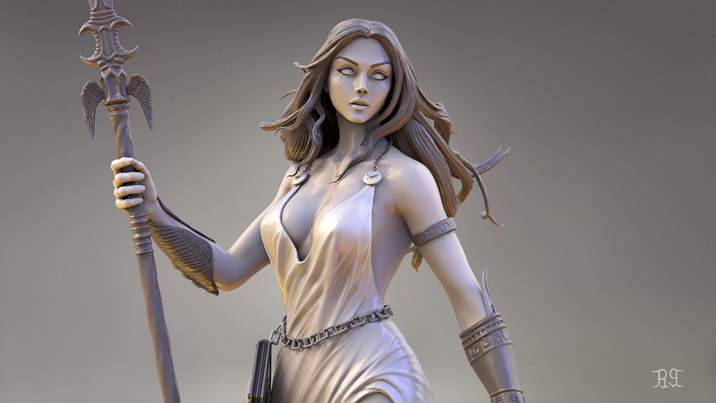 Athena Goddess of war and wisdom on Behance