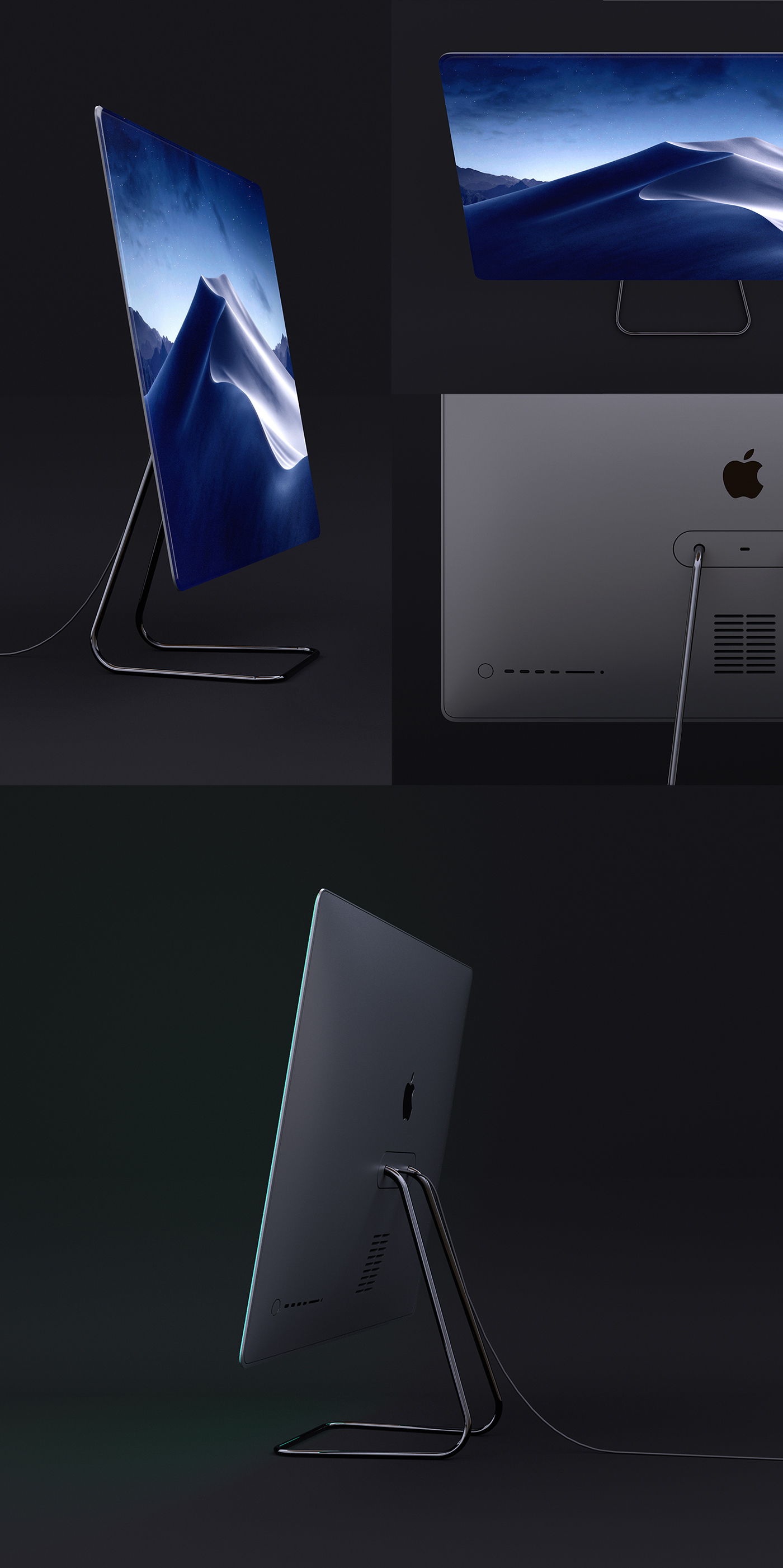 apple concept iMac imac Pro industrial design  M1 mac product design  redesign tech