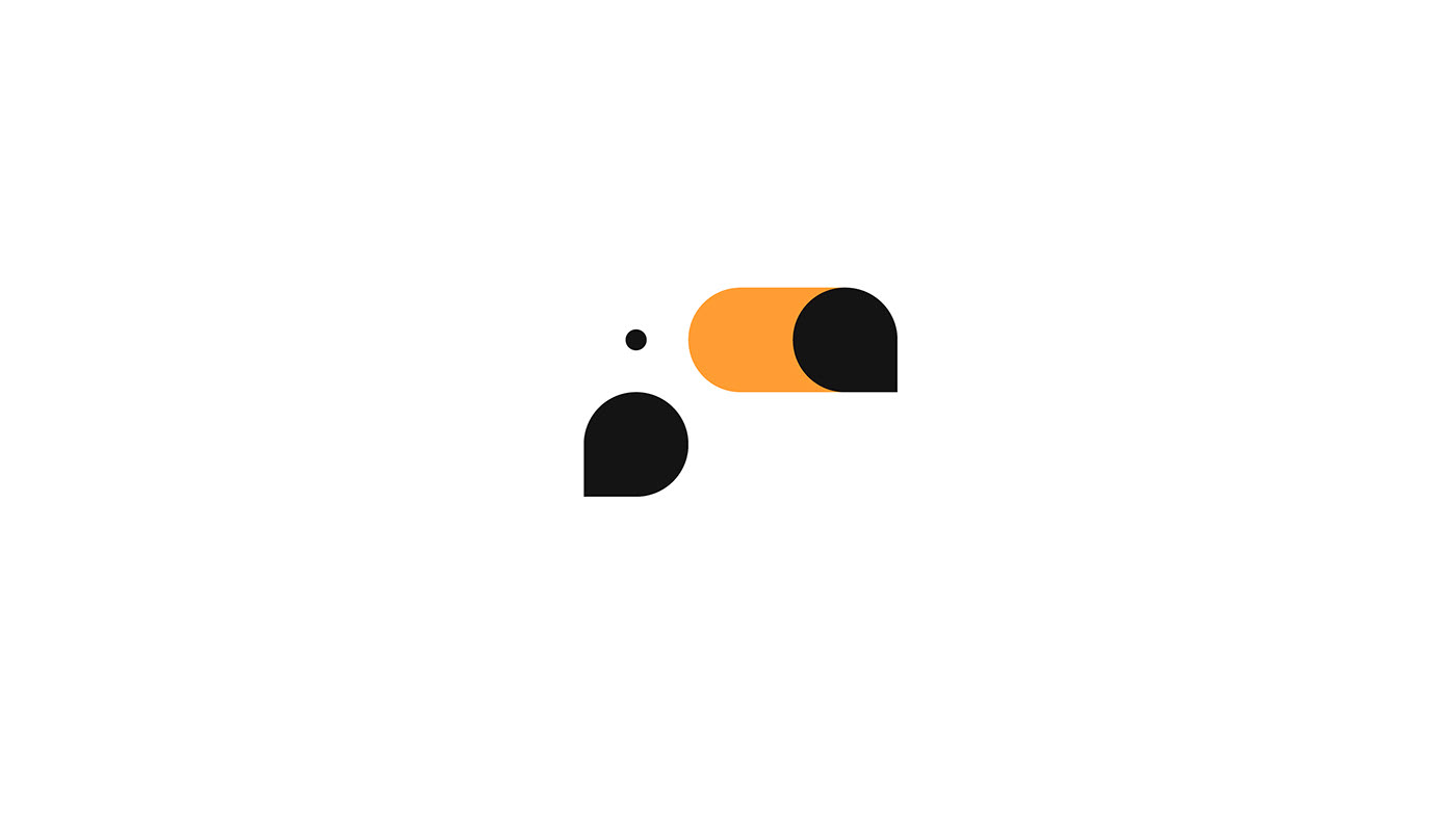 minimal toucan pictogram graphic design Icon bw Pierluigi Aliotta