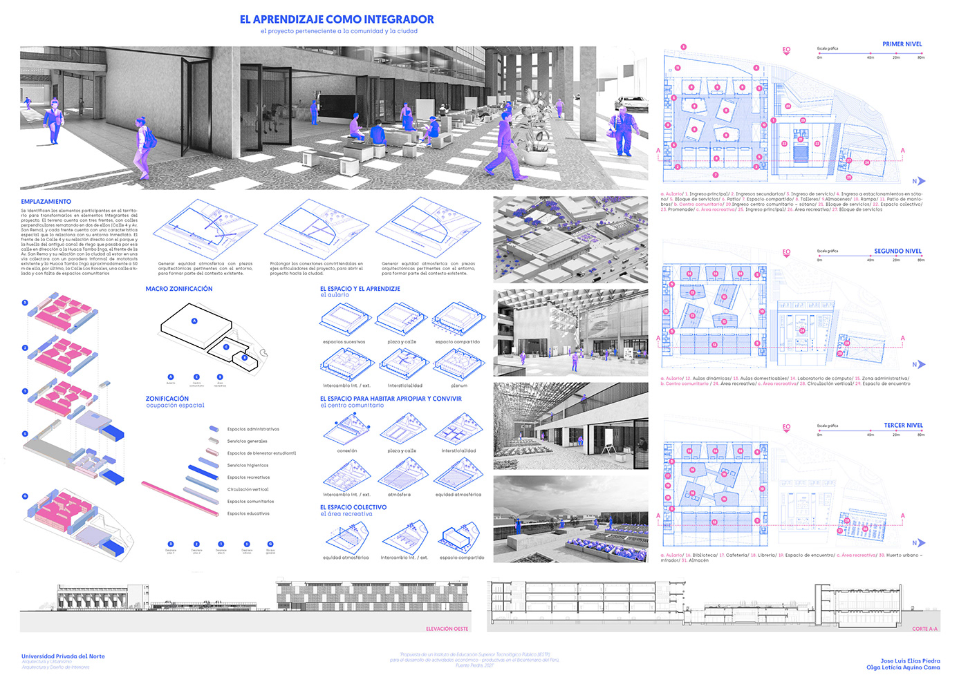 urbanismo tesis arquitectura visualization SketchUP Illustrator