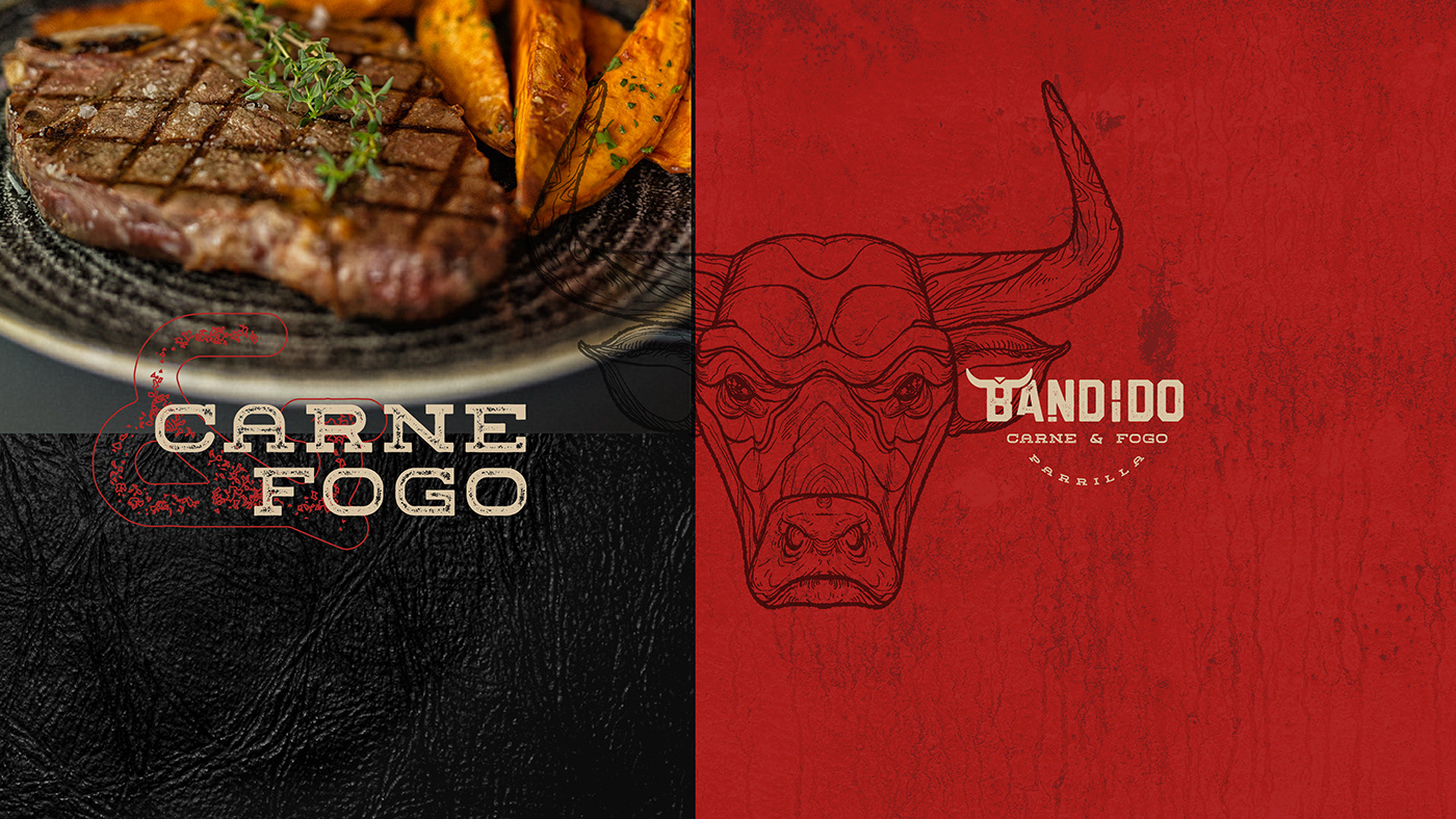 barbecue brand churrasco design identidade visual logo Logo Design marca Parrilla visual identity