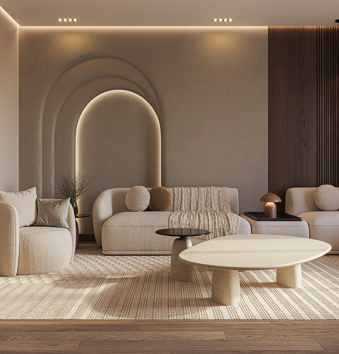 architect modern Classic CGI minimalist elegant decoration design Style comfortable