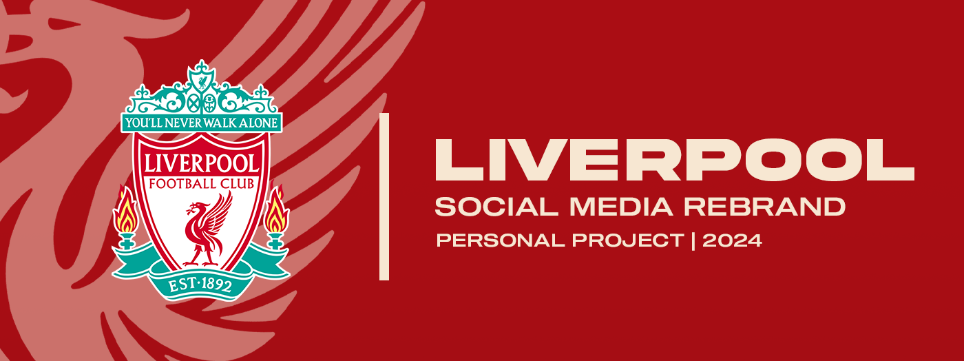 Liverpool football design Sports Design Social media post Social Media Design rebranding football
