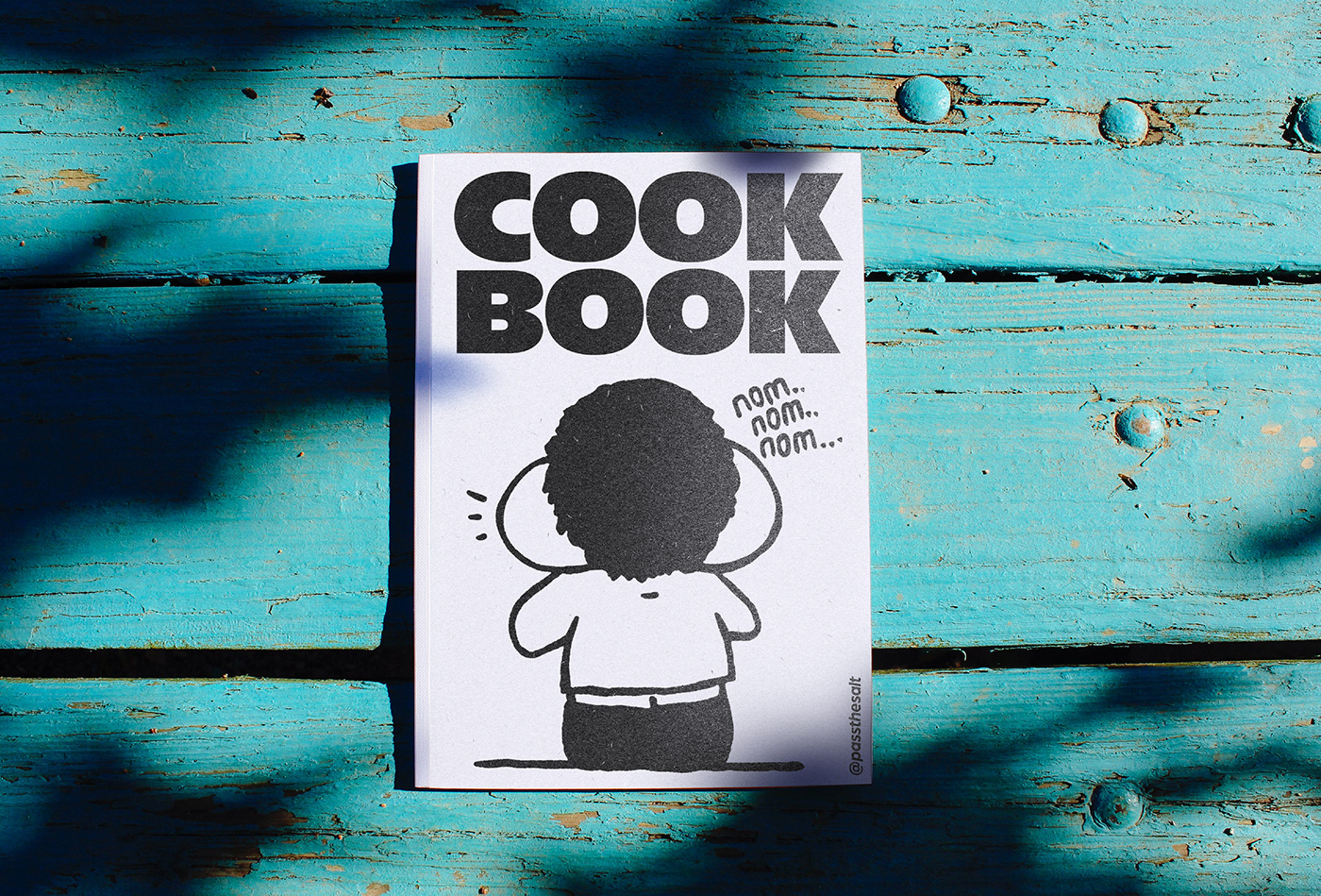 cartoon child cook Ecuador fat Food  identity Logo Design Qatar restaurant