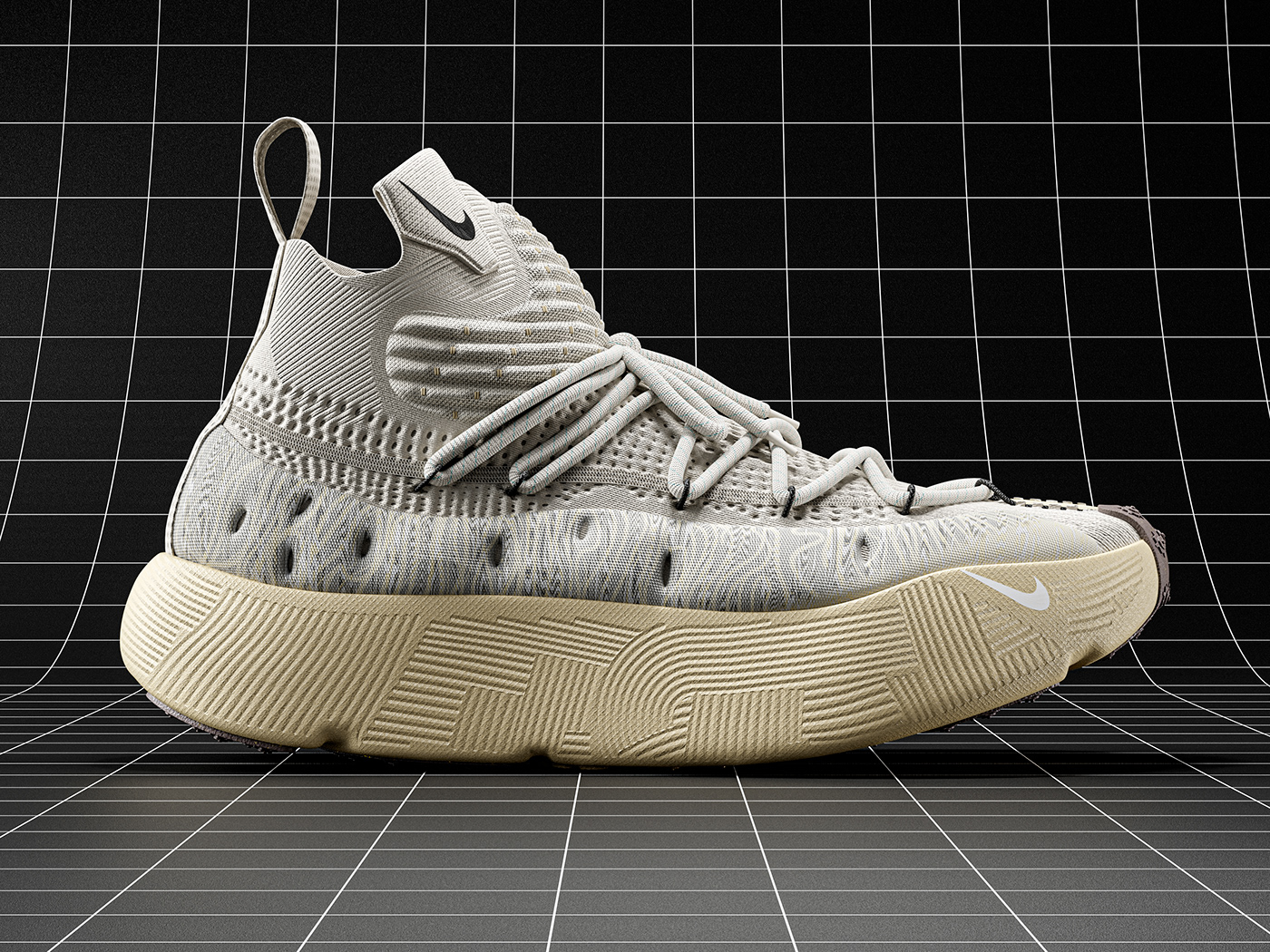 3D CGI Clothing Fashion  Render sneakers Style visualization