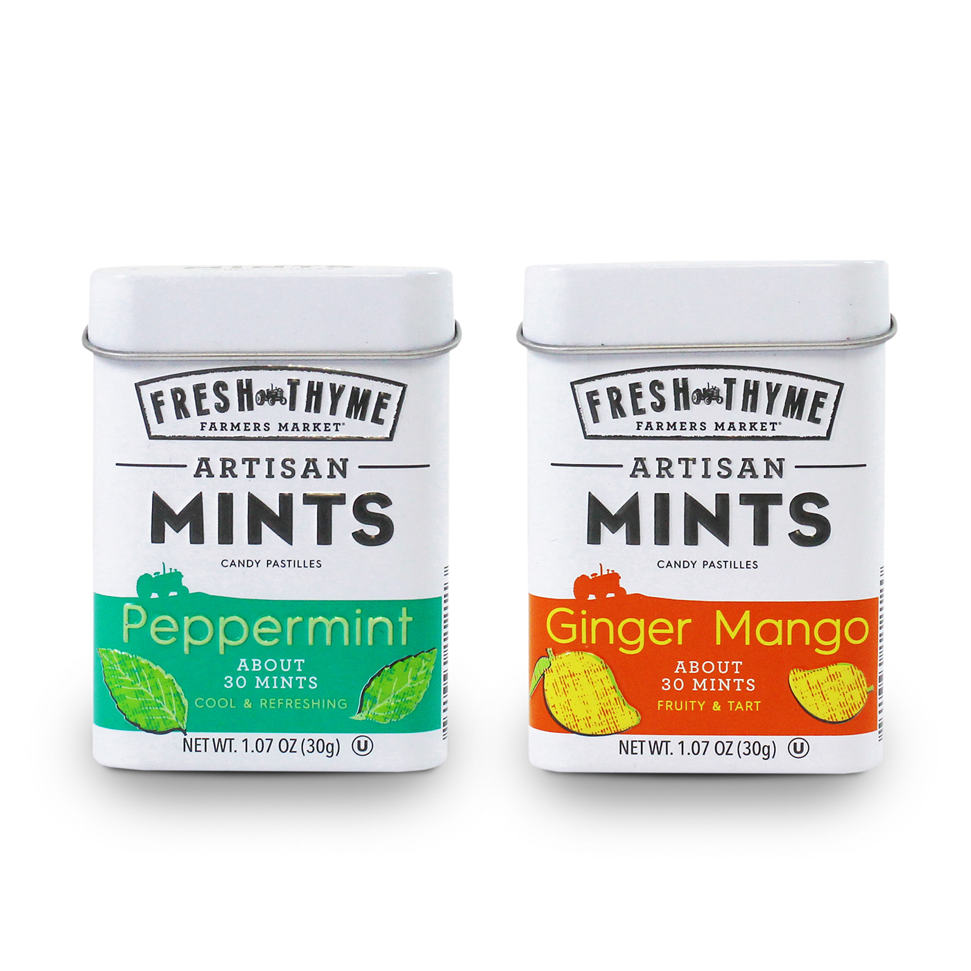 graphic design  Private label Mints Fresh Thyme