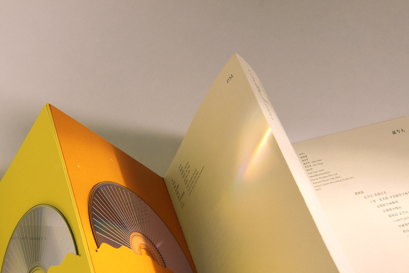 shn music album graphic design  Album design ILLUSTRATION  sunlight night yellow art direction 