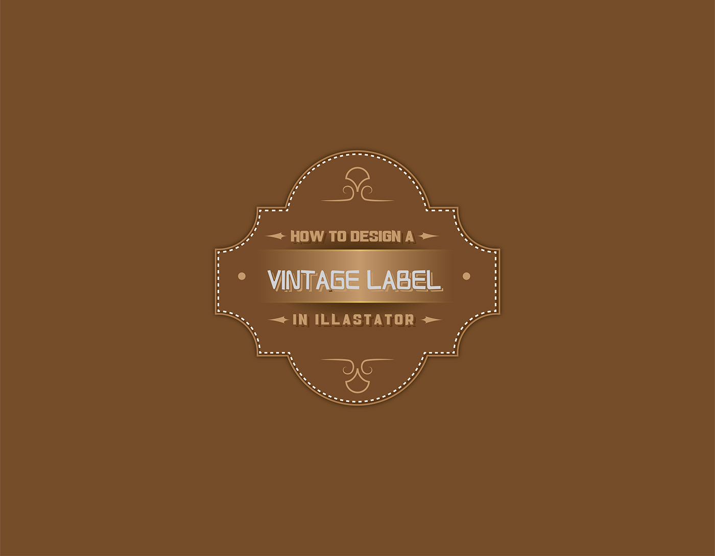 label design vintage design logo Sticker Design