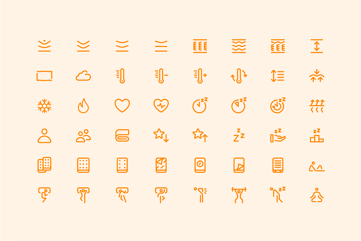adobe illustrator brand identity design icon design  iconography icons pictograms signs symbols