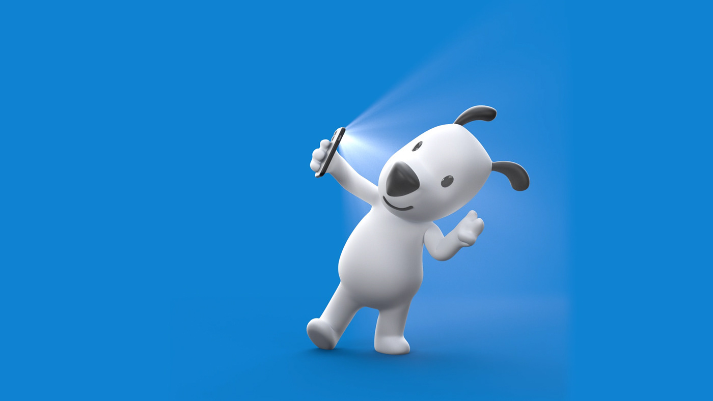 Character dog gif Hyundai instagram Mascot selfie TikTok